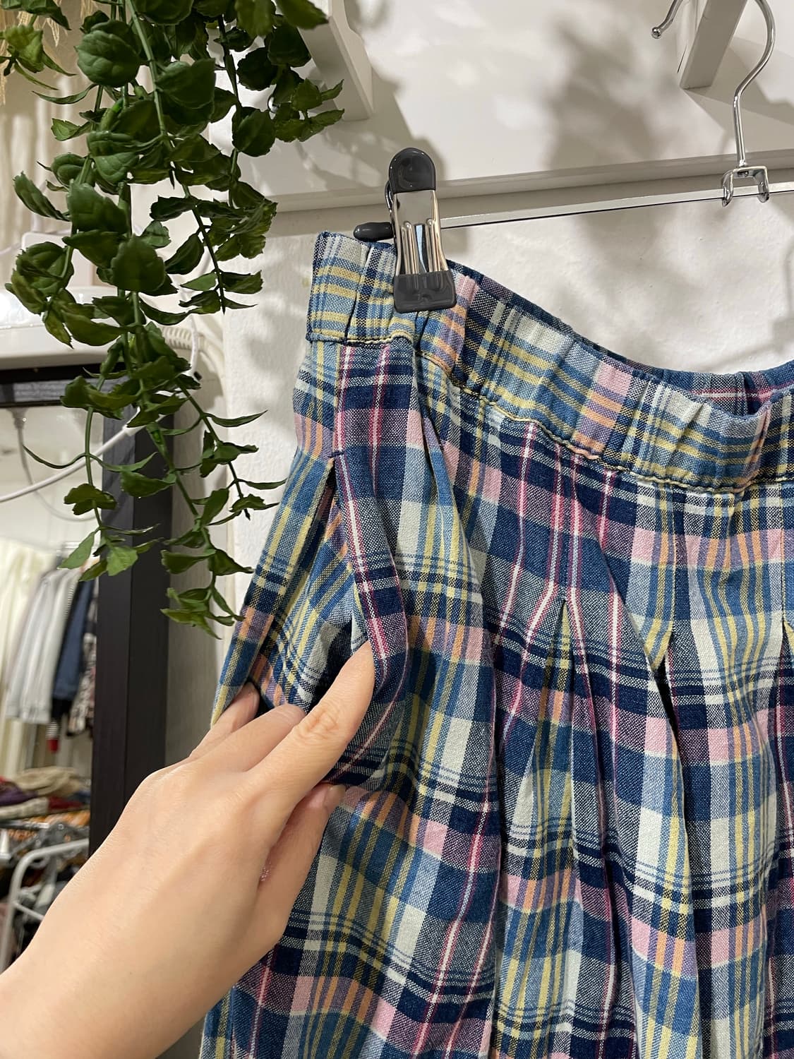 sunny cloude check skirt 상품이미지6