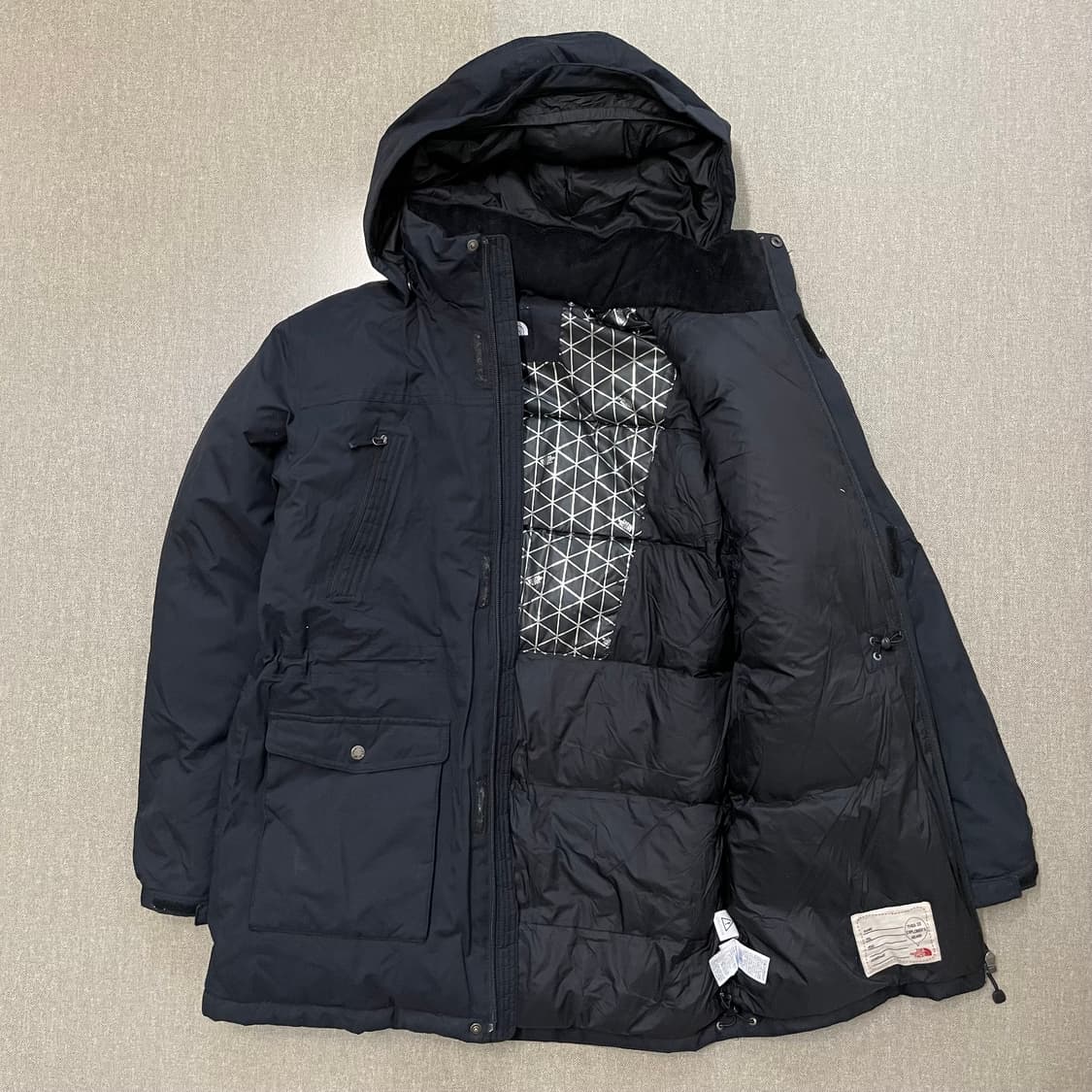 [택포] 노스페이스 주니어 덕다운 패딩 점퍼 블랙 상품이미지4