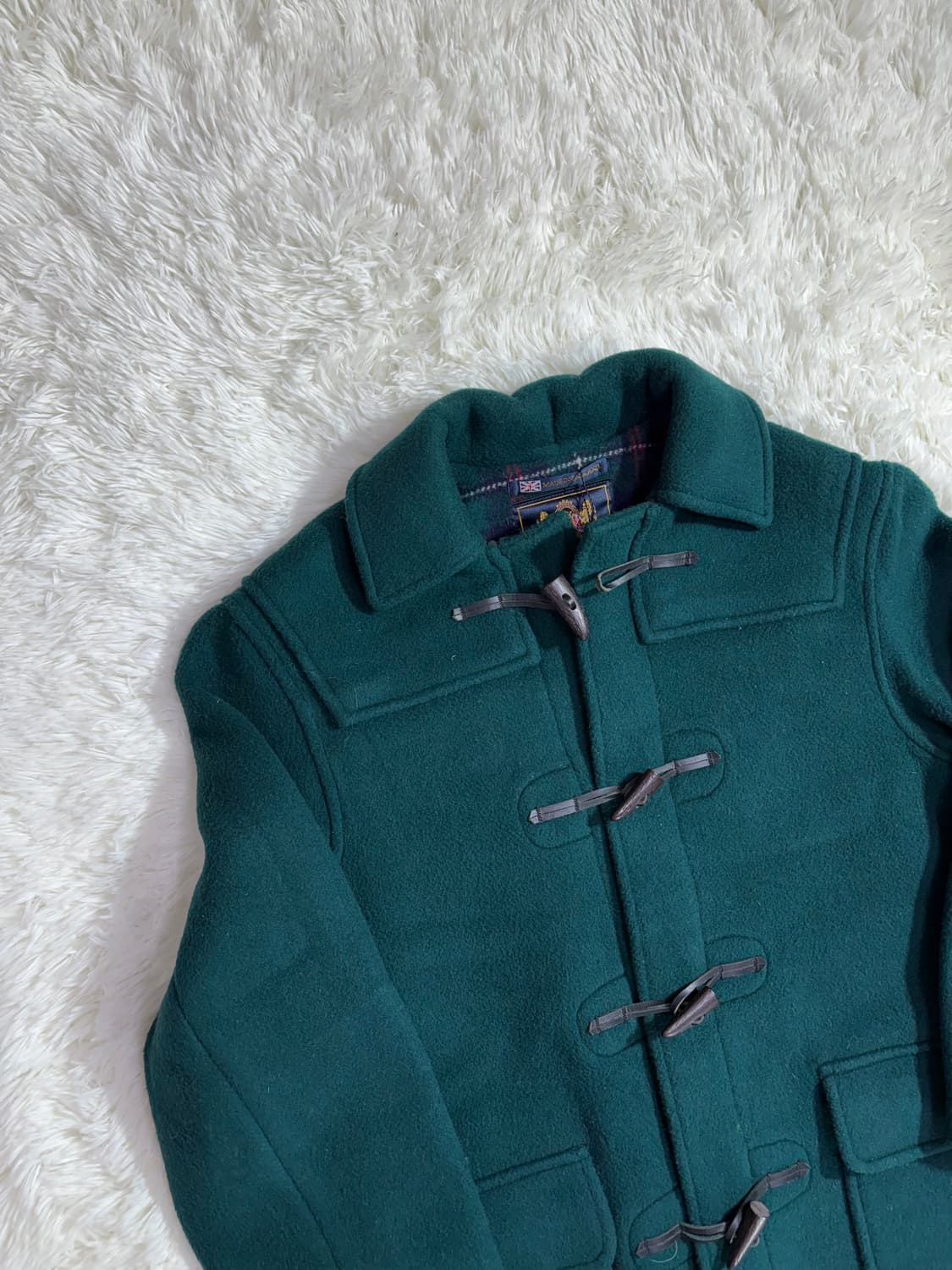 글로버올 잉글랜드 그린 더플코트  상품이미지5