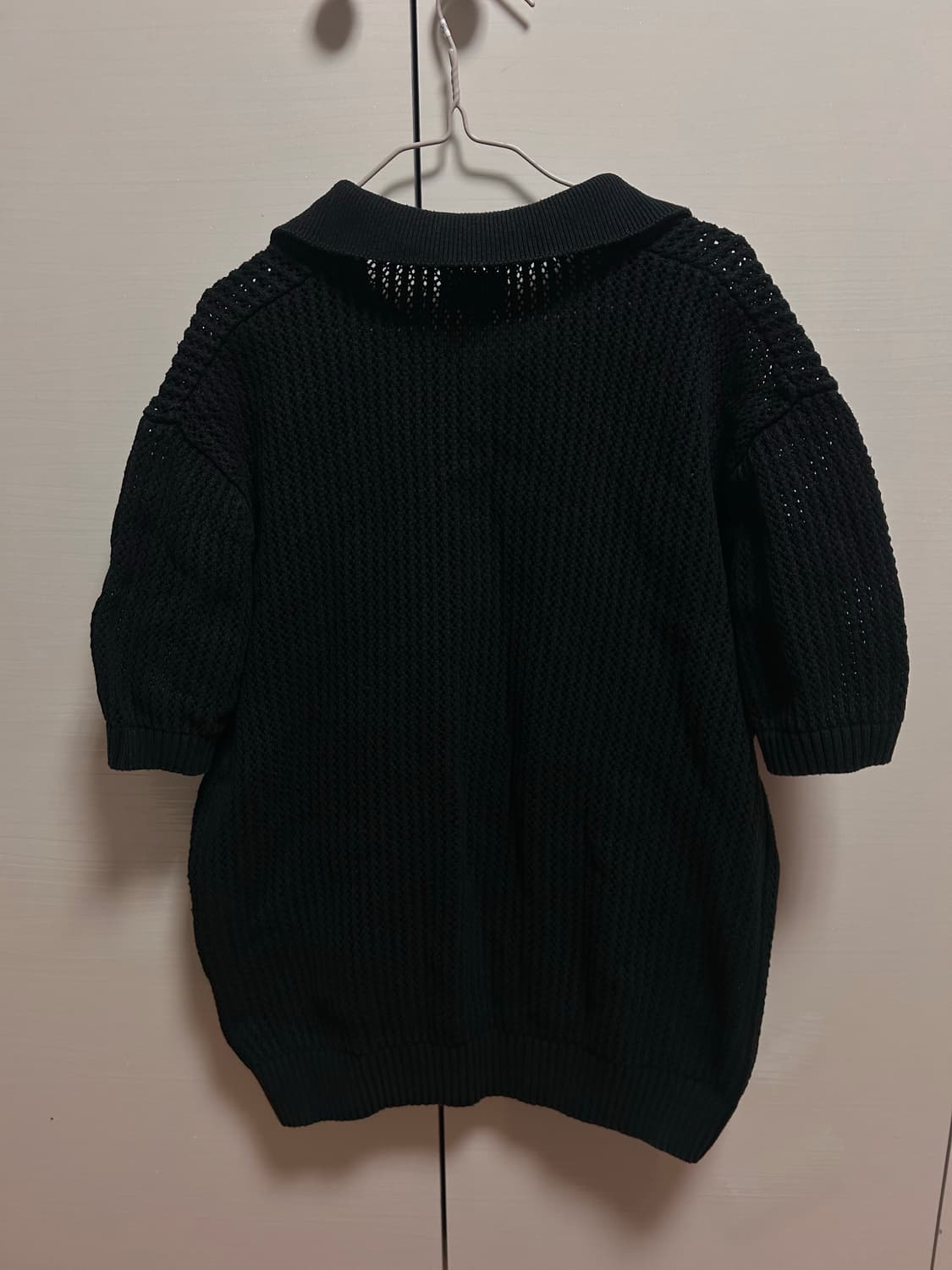 Lee 폴로 니트 블랙 XL 상품이미지4