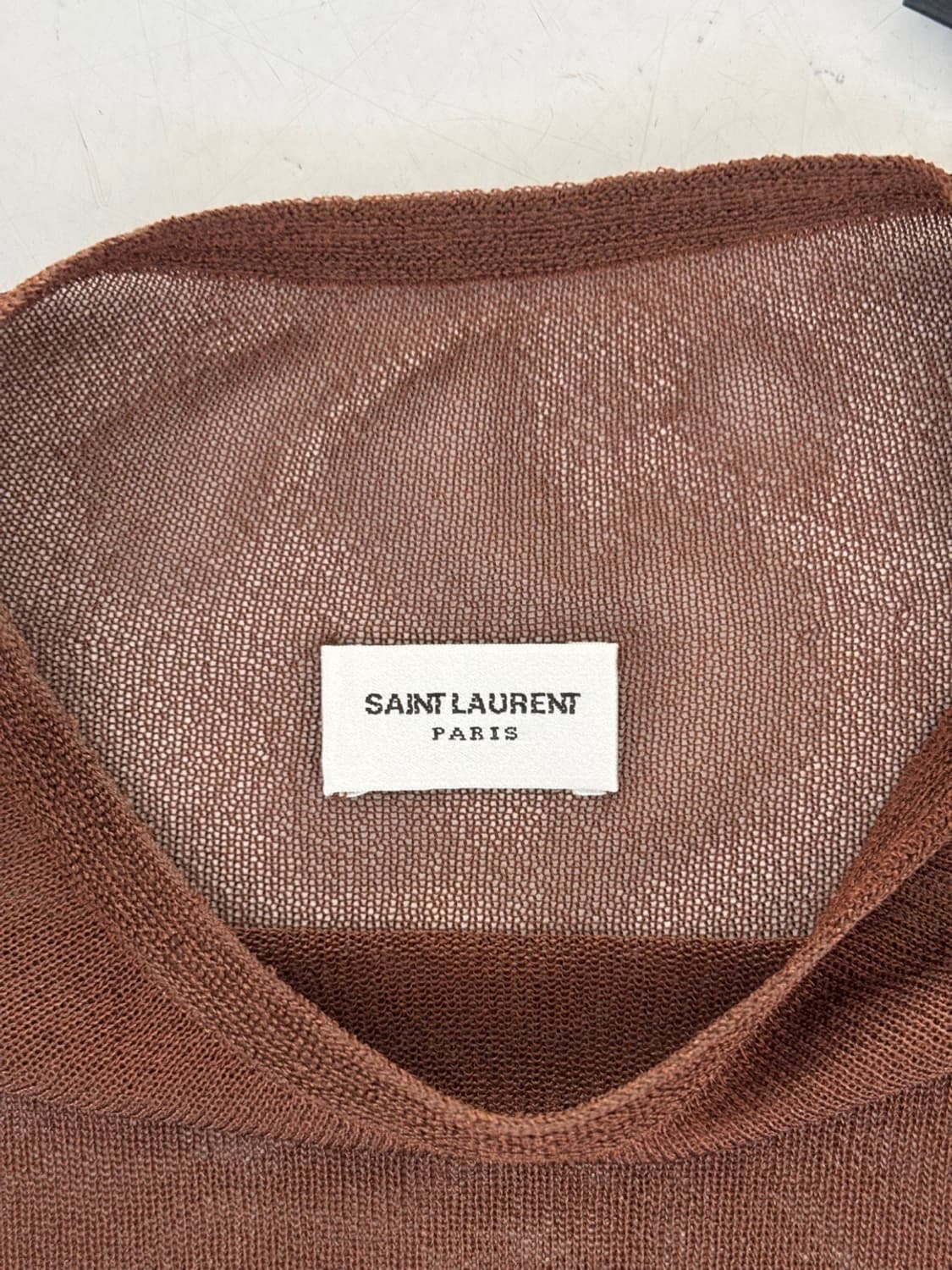 (New)Saint Lauren Silk See-through 상품이미지5