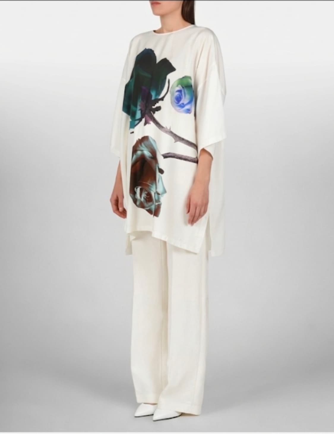 38 아크네스튜디오 플라워 프린팅 튜닉 블라우스 상품이미지1