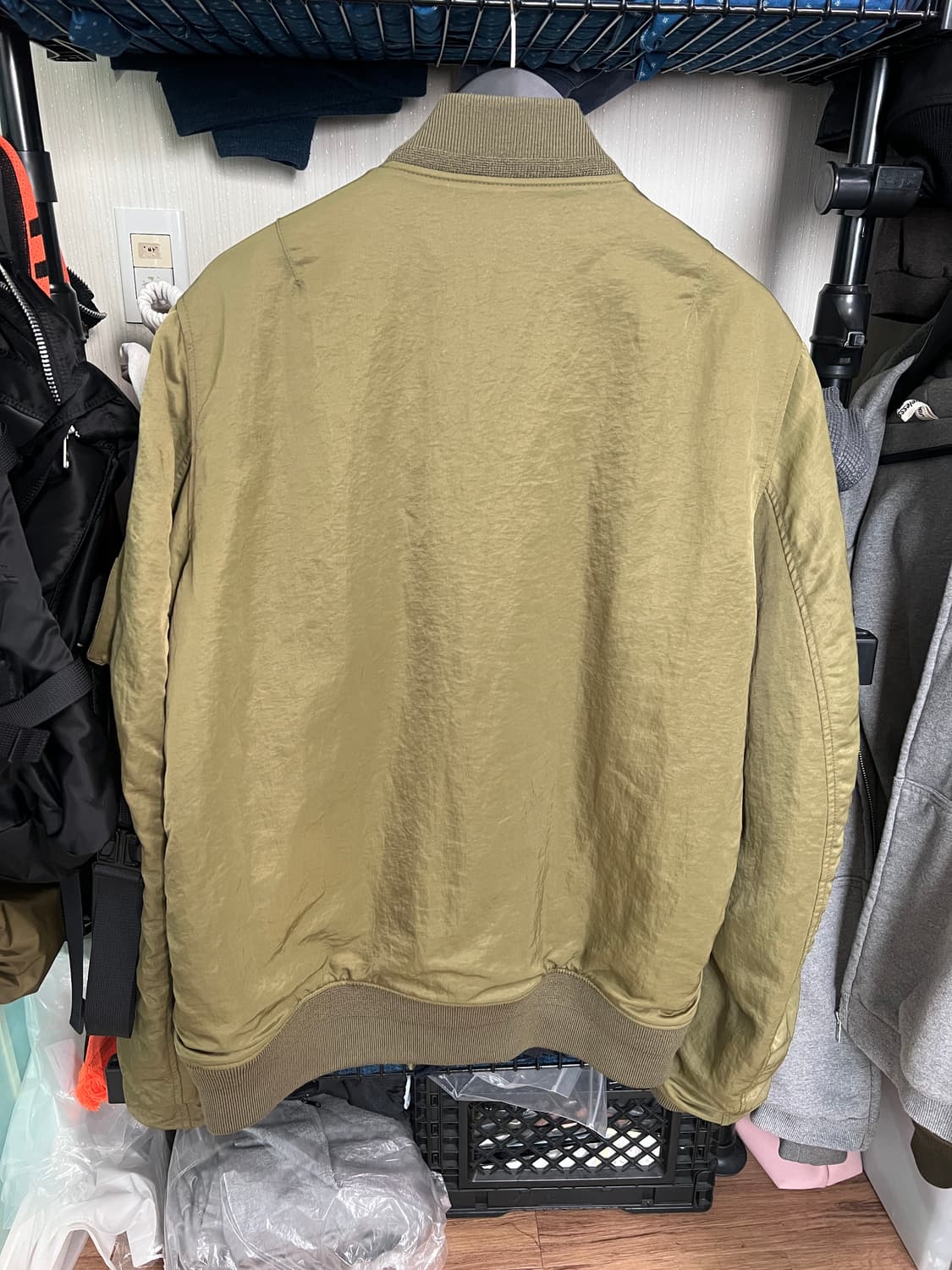 블랙아웃 ma-1 XL 상품이미지2