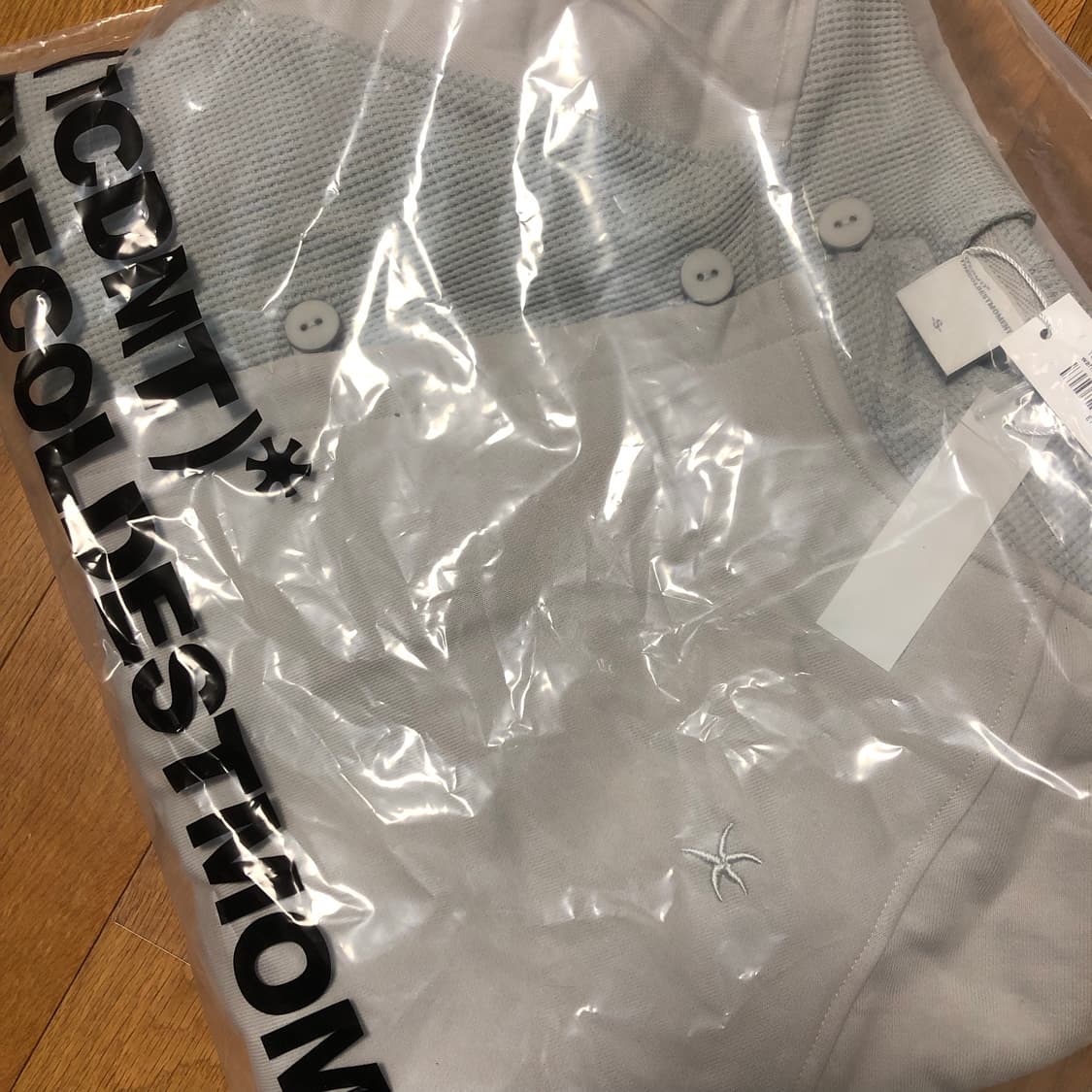 더콜디스트모먼트 한로로 버튼 와플 후드집업 자켓 상품이미지3