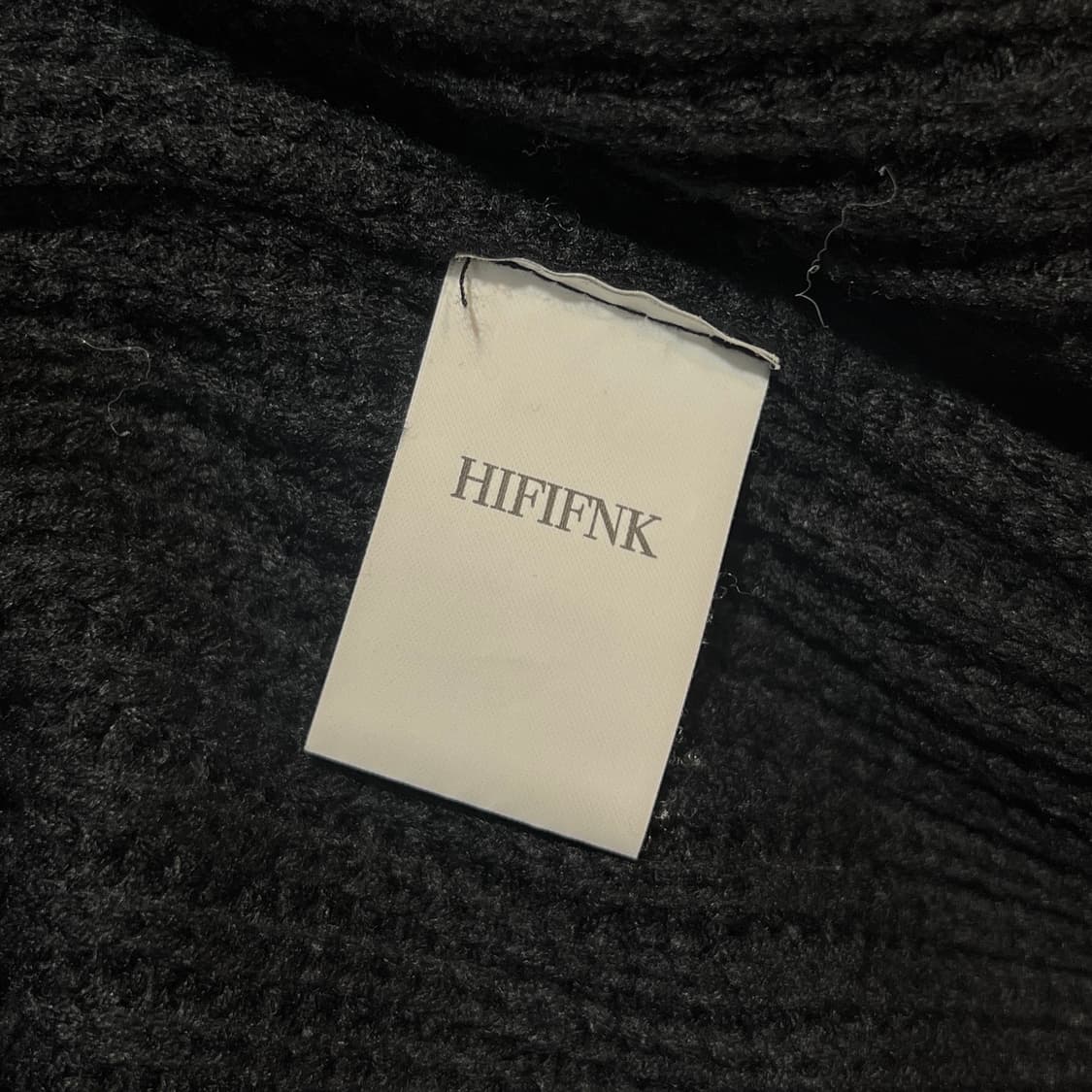 하이파이펑크 블랙 니트 스웨터 상품이미지4