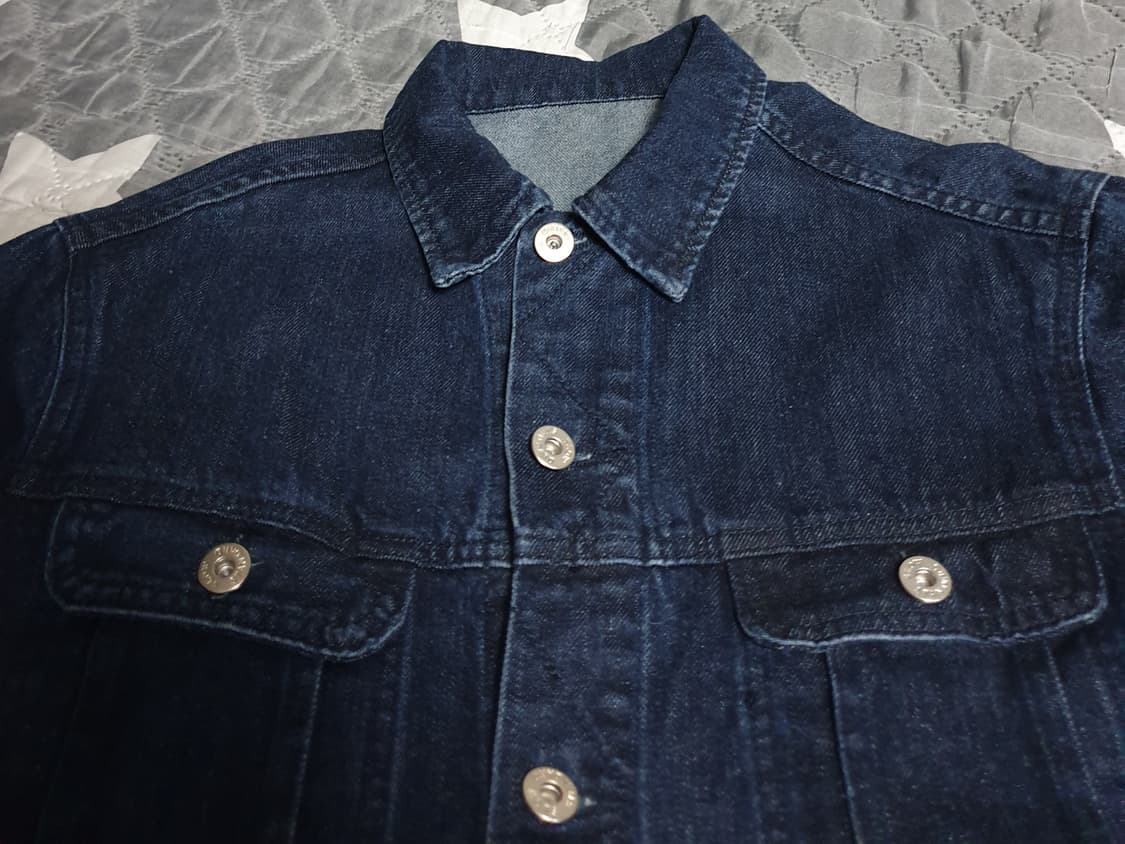 라퍼지스토어 코튼100% 생지 데님자켓 (M) 상품이미지2