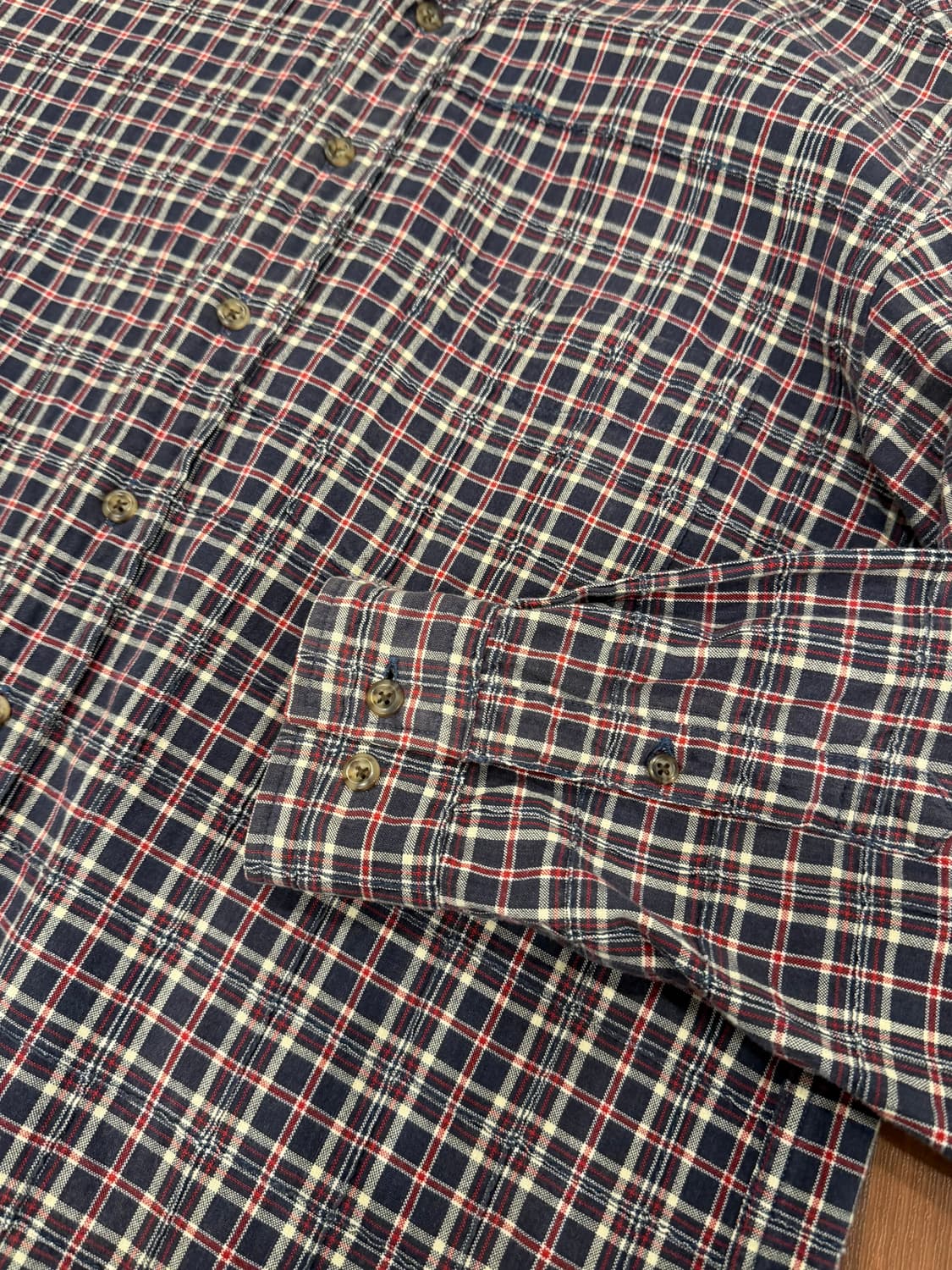 00s Chaps RL 챕스 랄프로렌 패치워크 체크 셔츠 상품이미지7