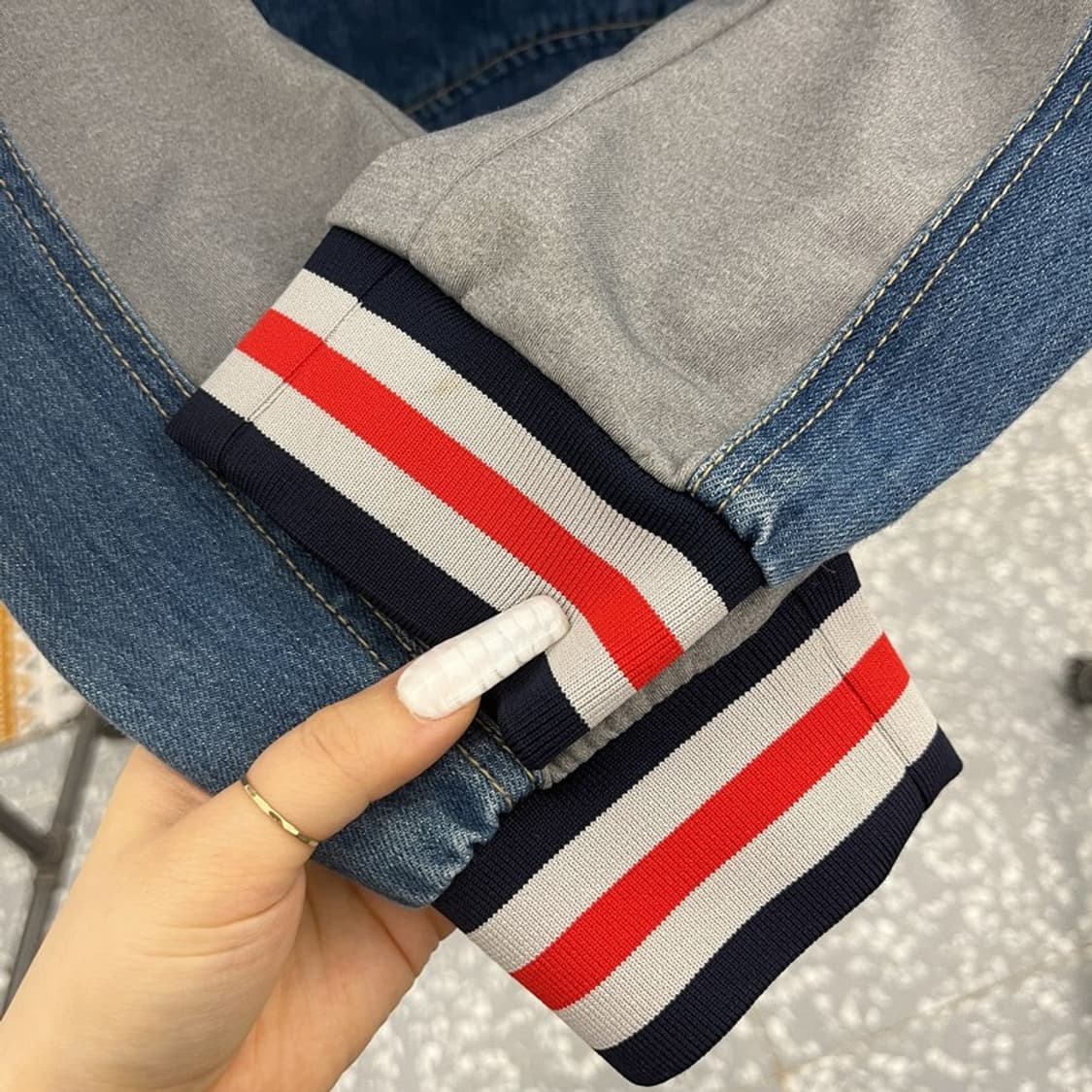 푸부 FUBU 올드스쿨 레트로 Y2K 키치 데님 후드집업 M C10879 상품이미지7