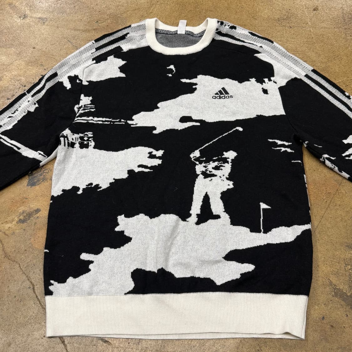 아디다스 지브라 흰검 트랙탑 니트 상품이미지3