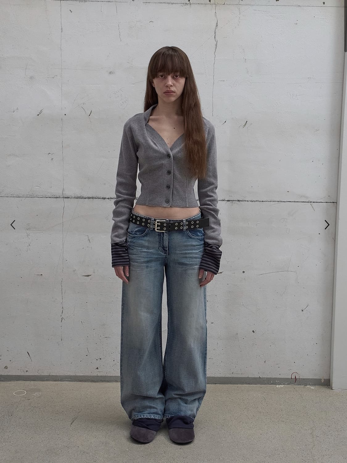 lcdc 엘씨디씨 WIDE-LEG WASHED DENIM (BLUE) 상품이미지1