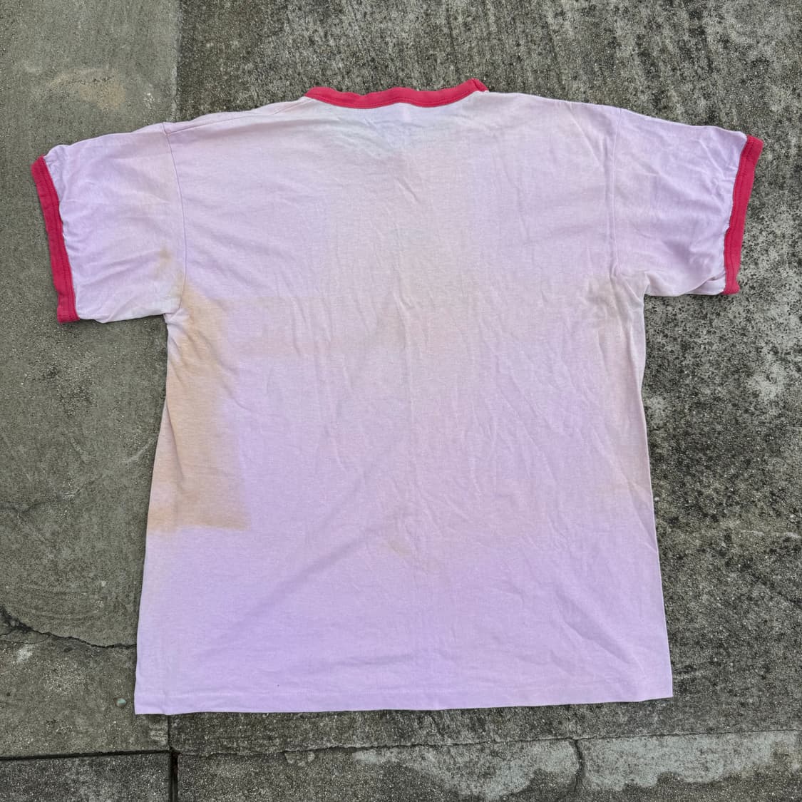 [L~XL] 90s Velva Sheen 미키마우스 링거티 반팔티 상품이미지2