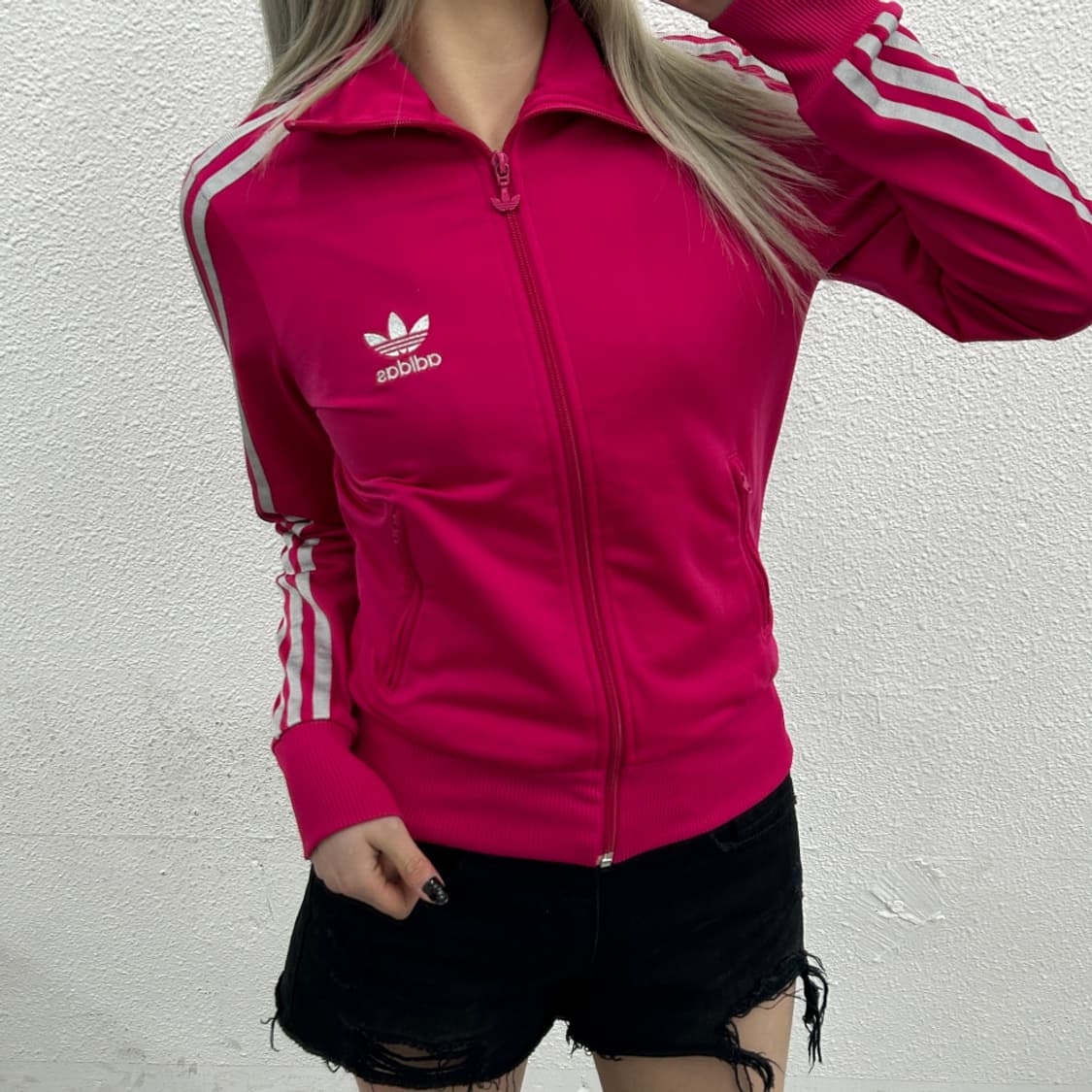 아디다스 실버라인 딥핑크 트랙탑 85 상품이미지1