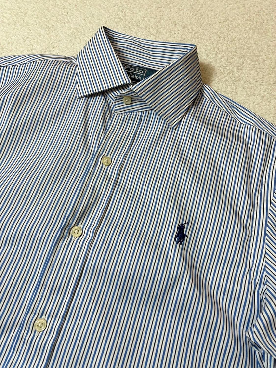 폴로 랄프로렌 시그니처 스트라이프 포니 로고 셔츠 PN6956 상품이미지3