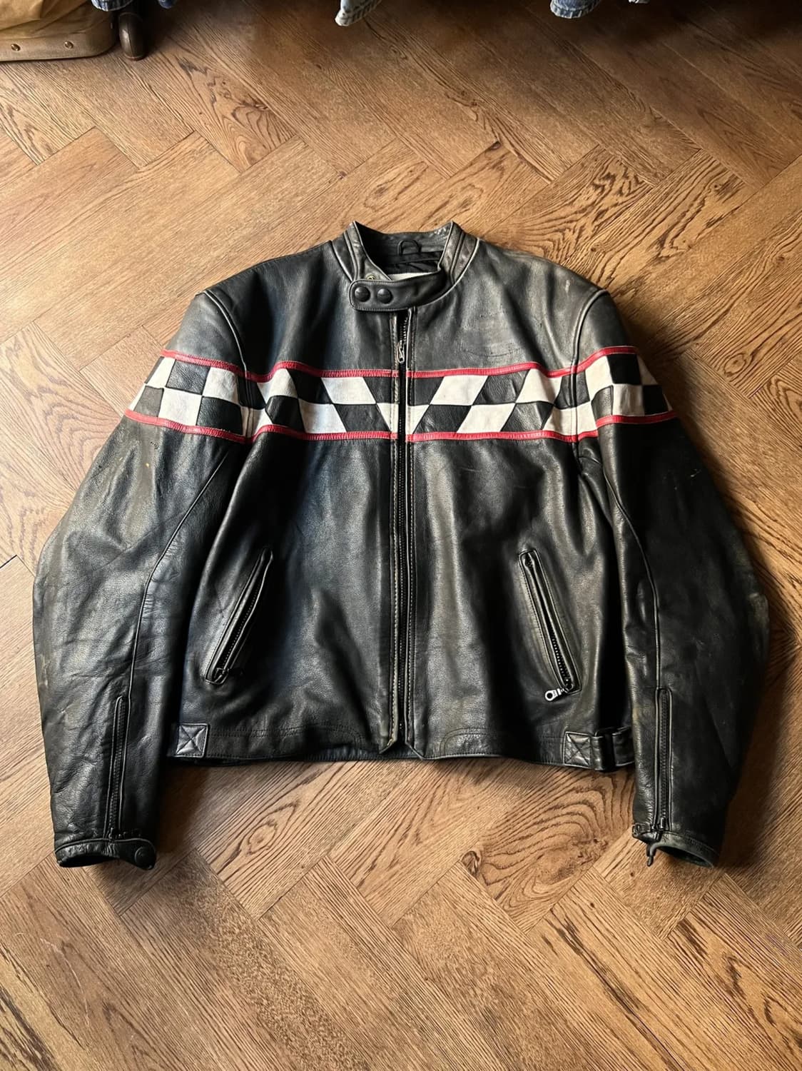 [L]TRIUMPH 트라이엄프 모터사이클 레더 라이더 자켓 상품이미지1