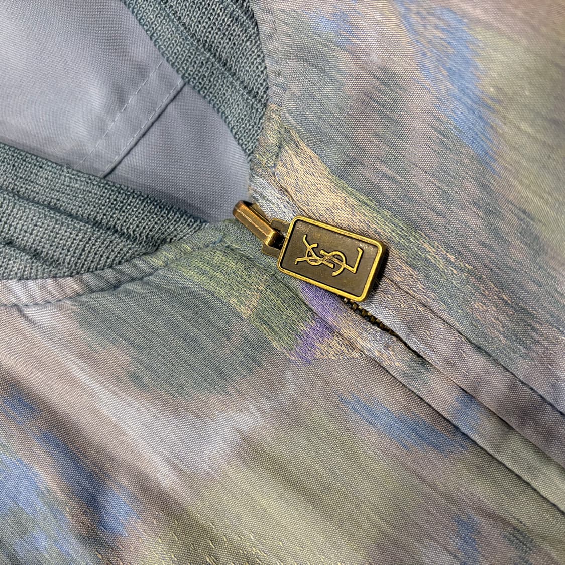 [95] YSL 입생로랑 뿌르 옴므 리버시블 패턴 봄버 자켓 D56 상품이미지10