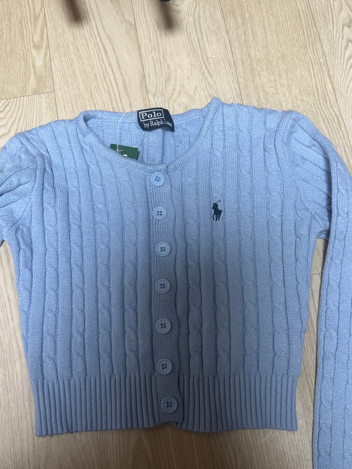 폴로 여성 크롭 가디건 상품이미지1