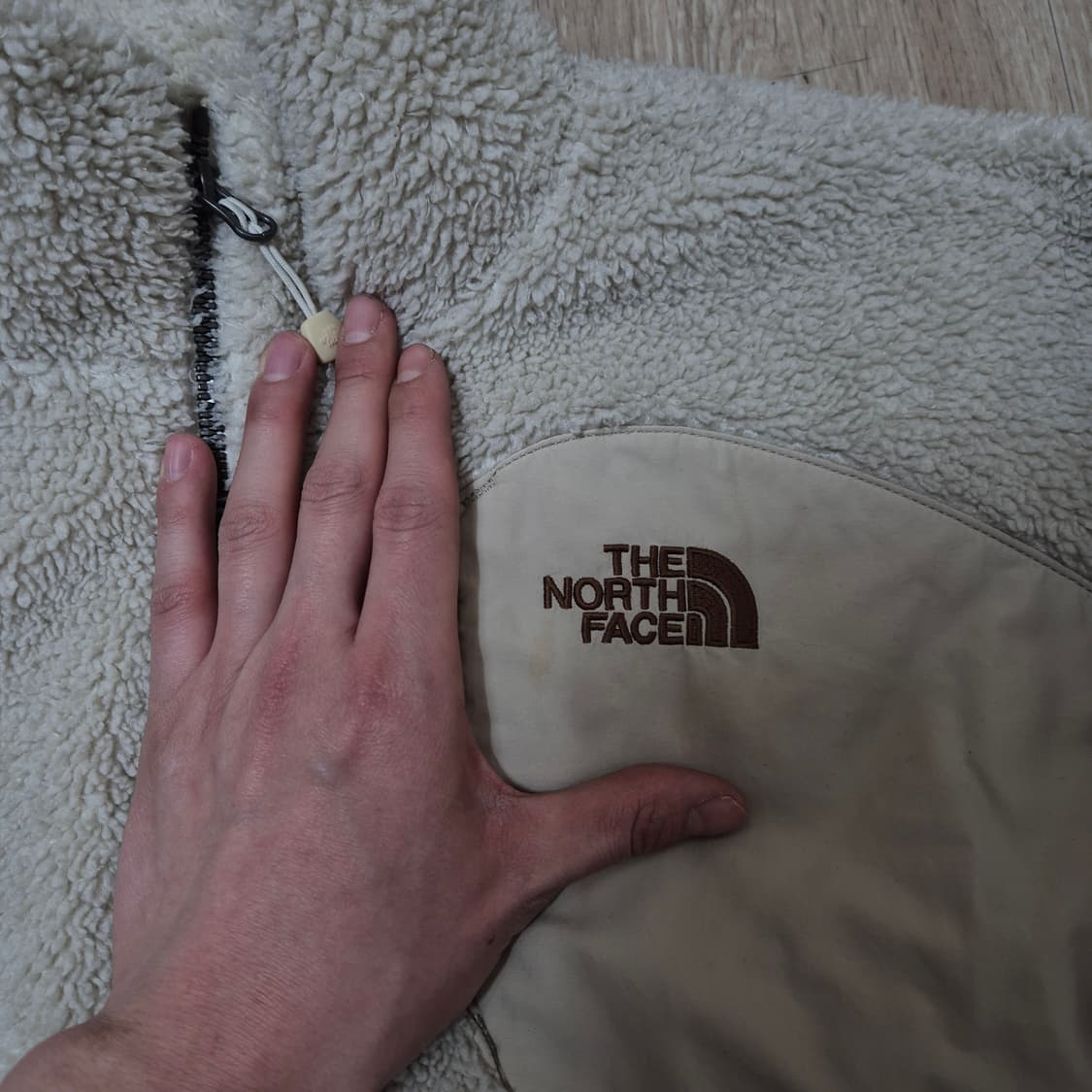 노스페이스 키즈 롱 뽀글이 후리스 플리스 자켓 (160) 상품이미지4