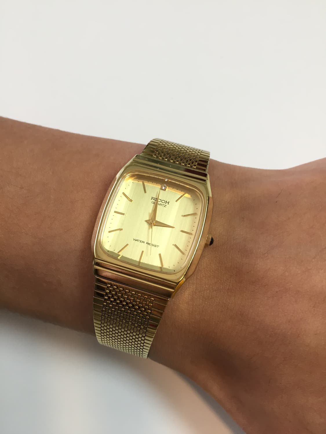 80s ricoh faceted quartz gold 상품이미지4