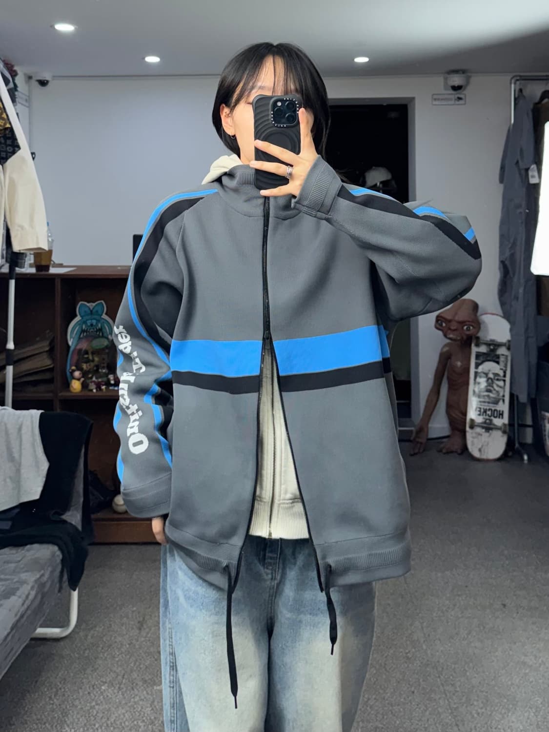 오니츠카 타이거 네이비 져지 상품이미지7