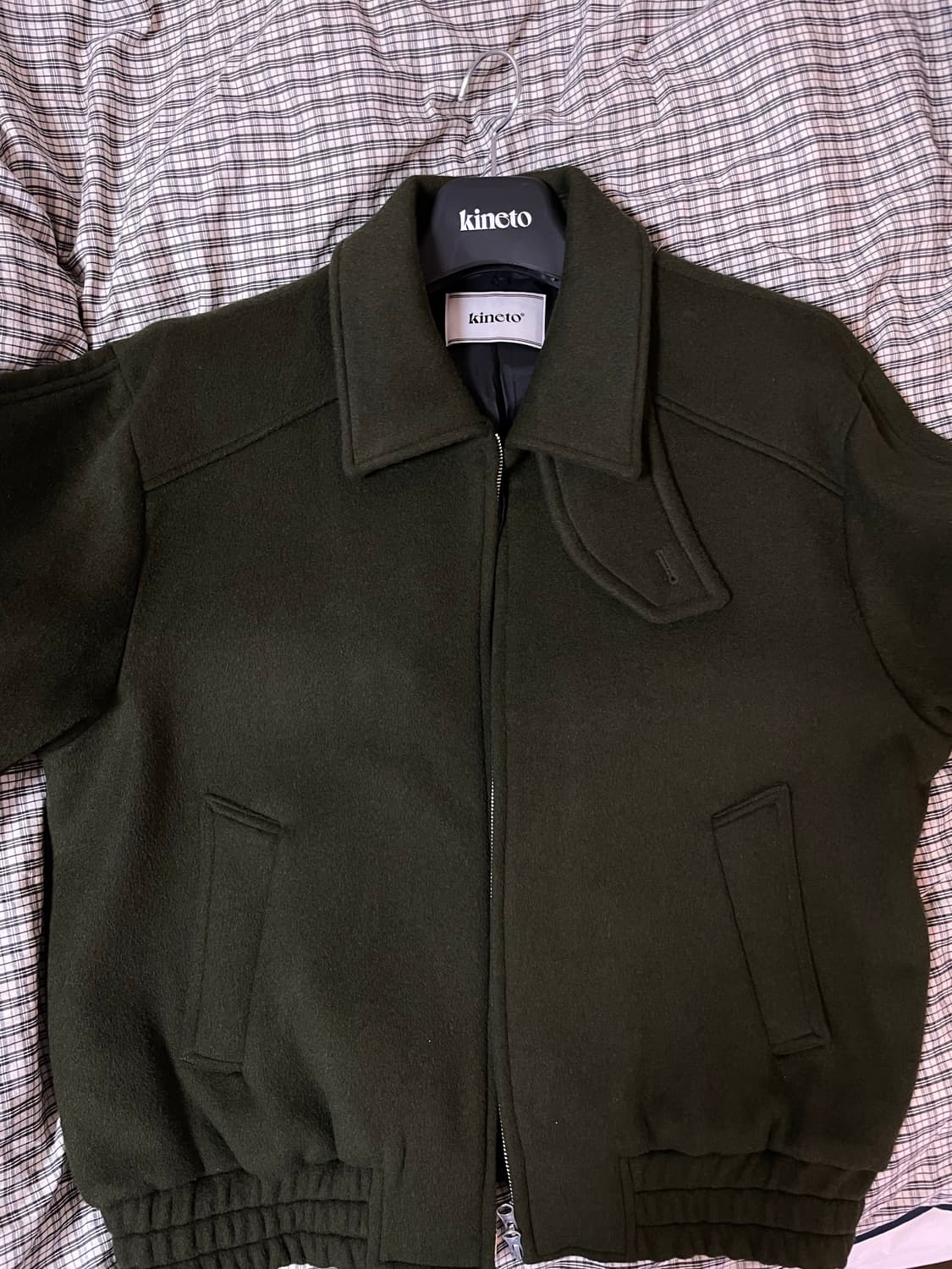 Destroyed Cutting Blouson Jacket_Khaki 상품이미지7