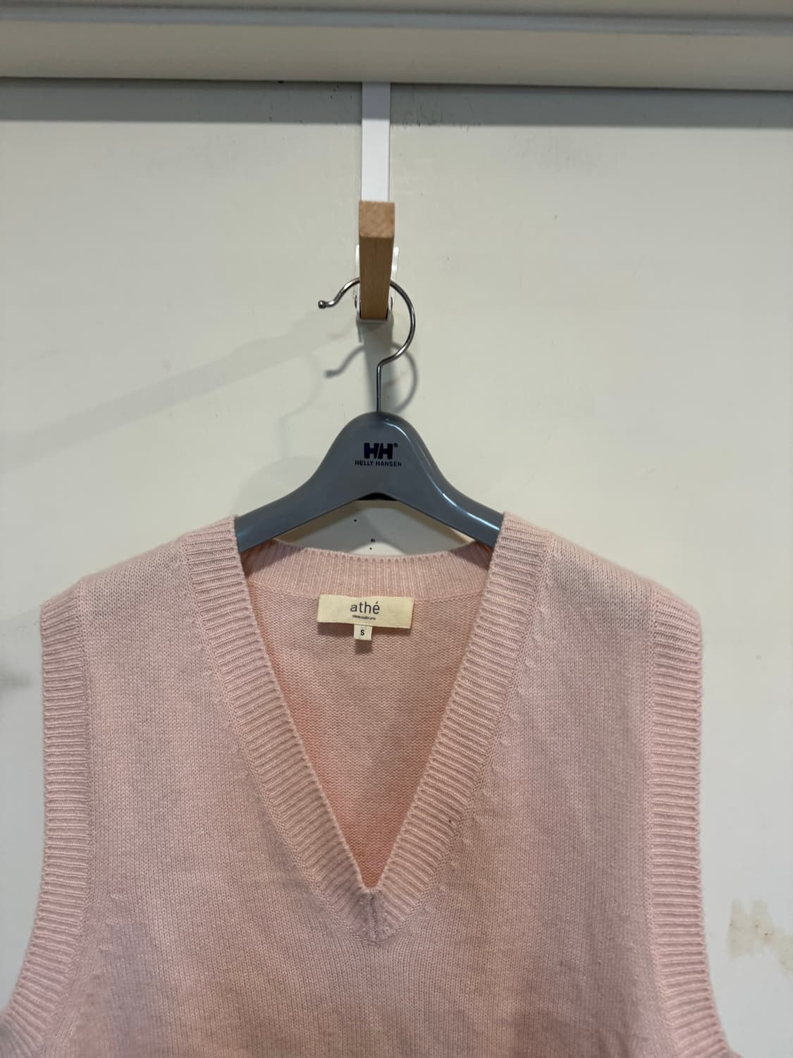 아떼바네사브루노 연핑크 캐시미어 베스트 상품이미지3