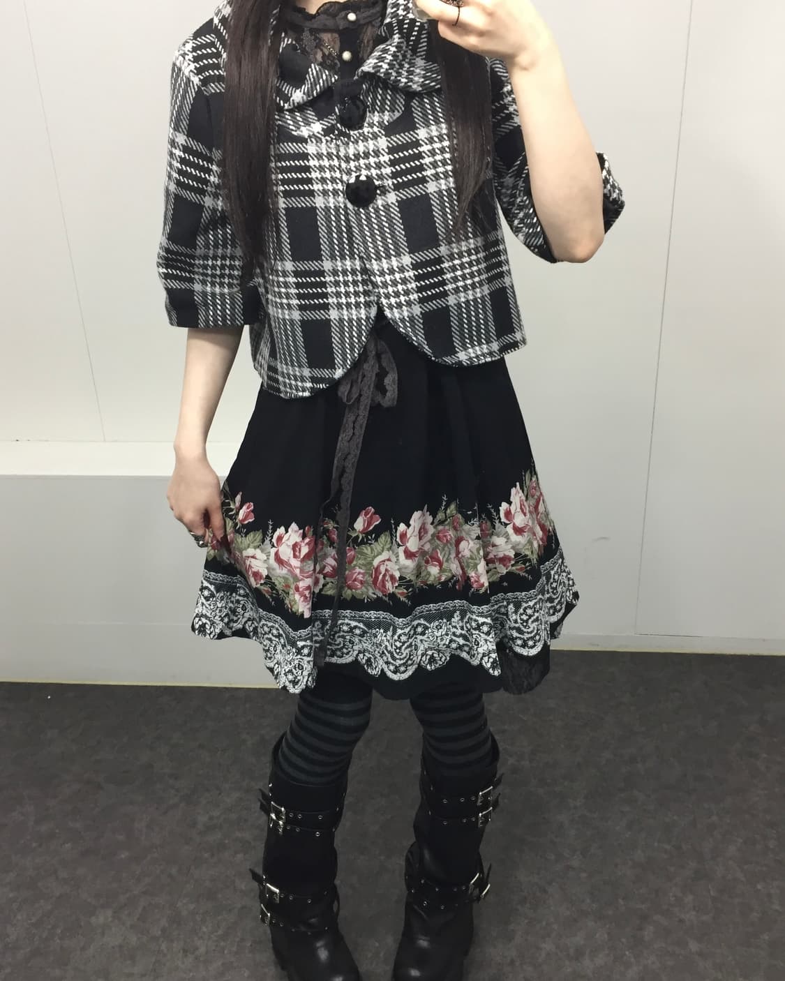 AXES FEMME 엑시즈팜 체크 코디 🪷 상품이미지4