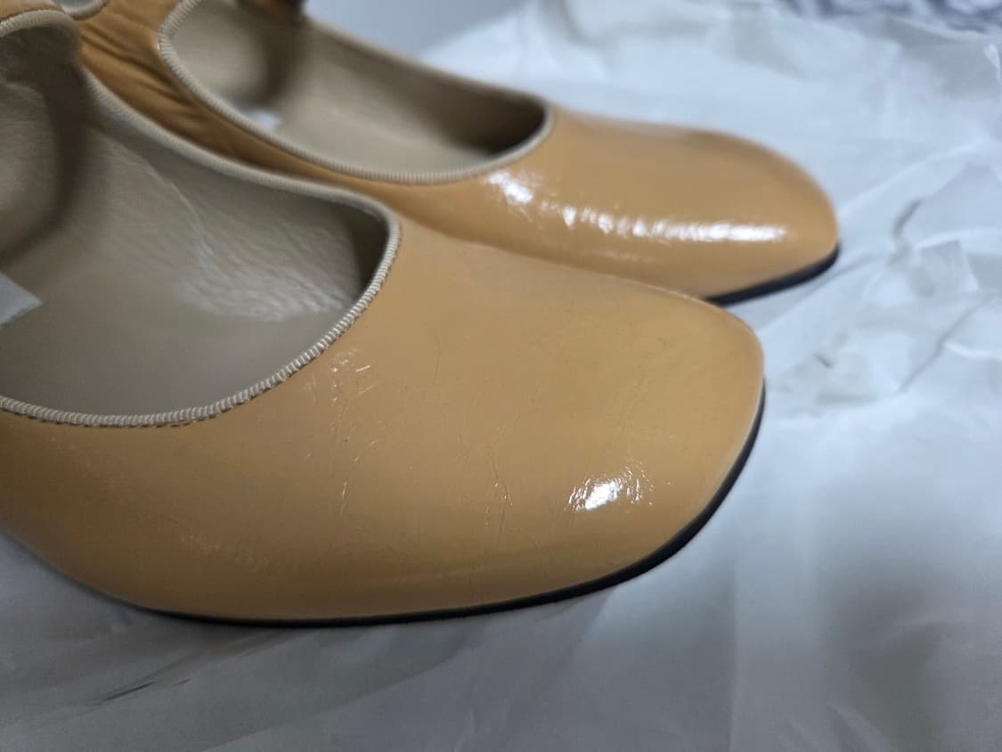 마리몽듀 소프트 메리제인 태닝스킨 천연 소가죽 구두 235mm 상품이미지5