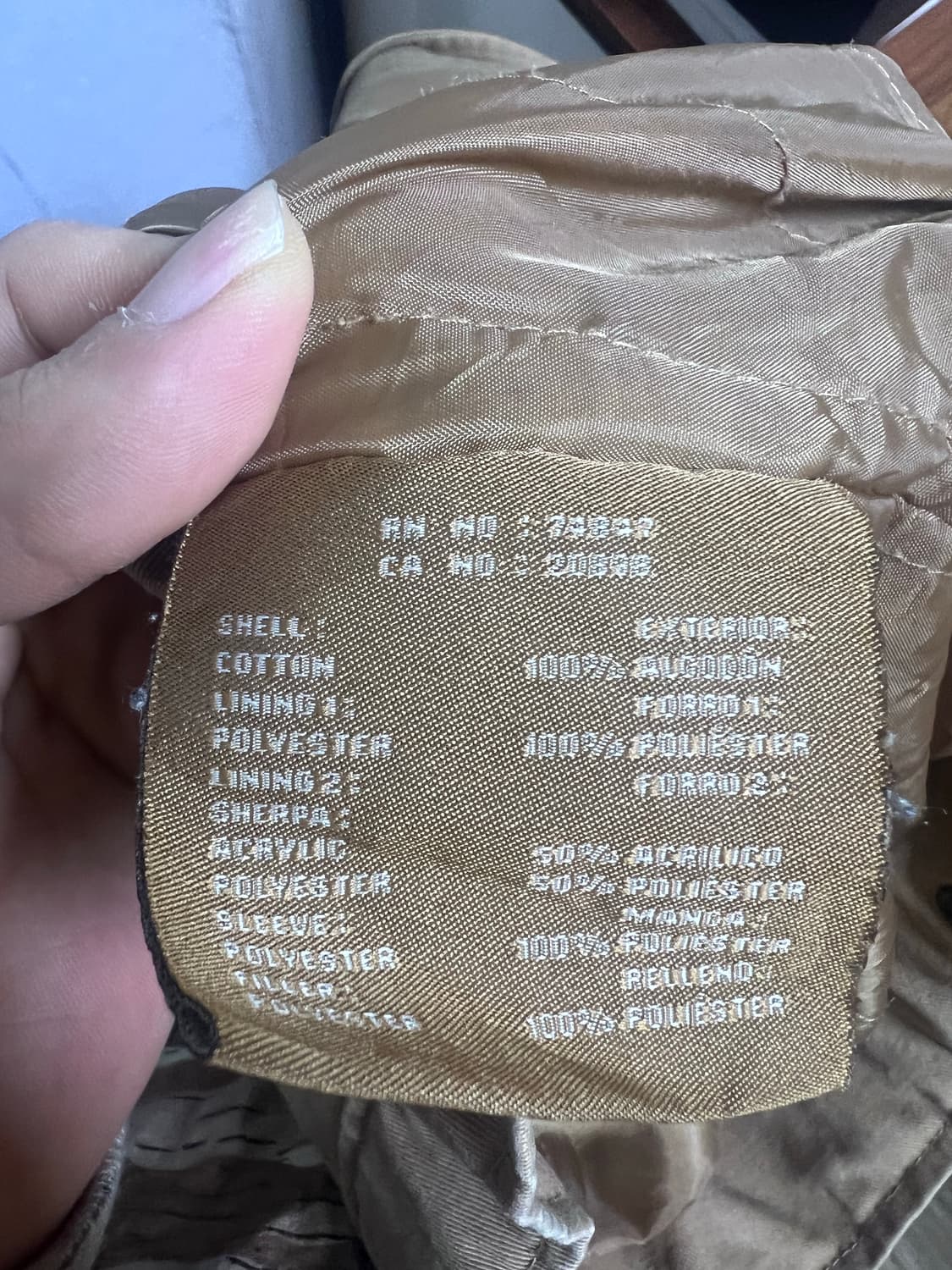 리바이스 브라운 야상 자켓 XXL 상품이미지4