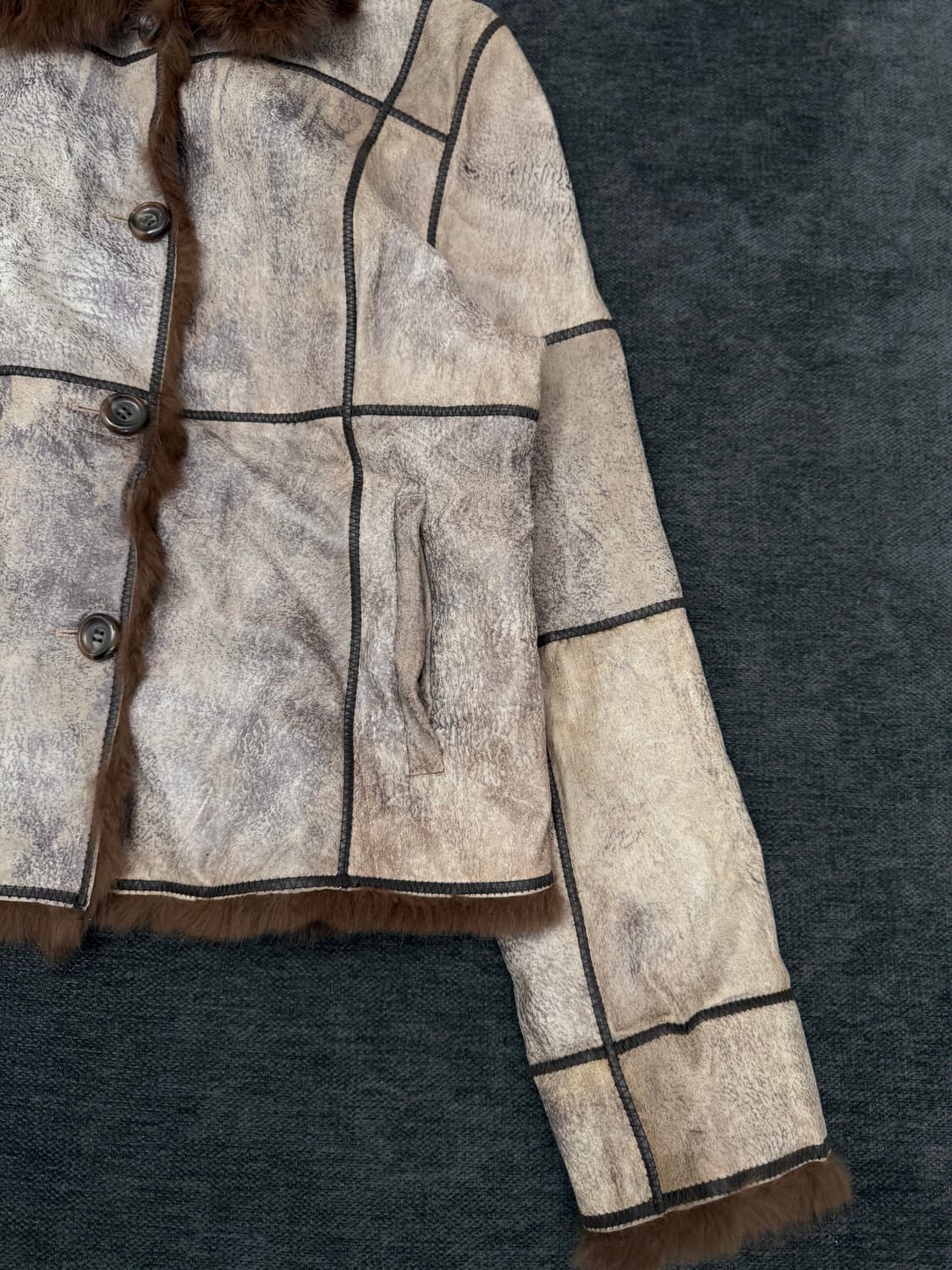 빈티지 래빗 시어링 자켓 상품이미지4