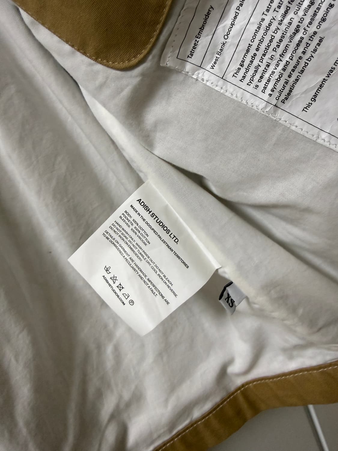 Adish Studios 아디쉬 핸드자수 재킷 XS 상품이미지4