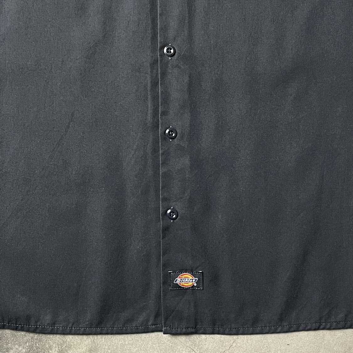 DICKIES 디키즈 빈티지 네이비 플랩포켓 반팔 워크셔츠 A01048 상품이미지4