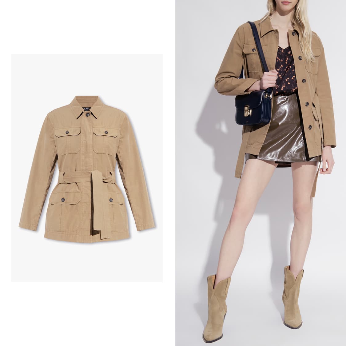 아페쎄 A.P.C. 2023 벨티드 셔츠 자켓 상품이미지2