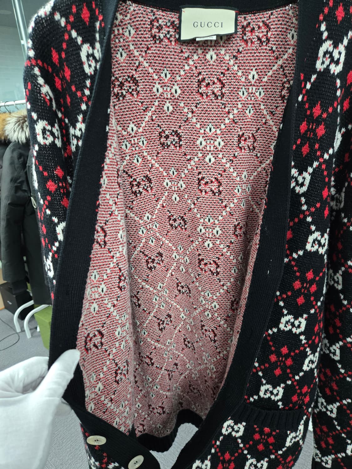 [특가][정품]구찌 시그니처 가디건 상품이미지5