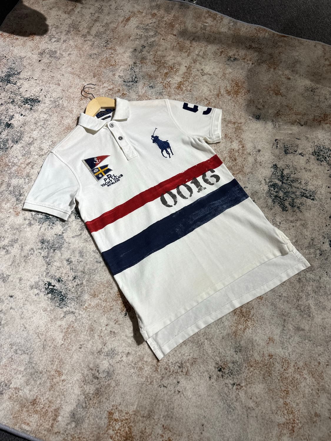 폴로 빅포니 YACHT CLUB 카라 반팔 티셔츠 상품이미지1