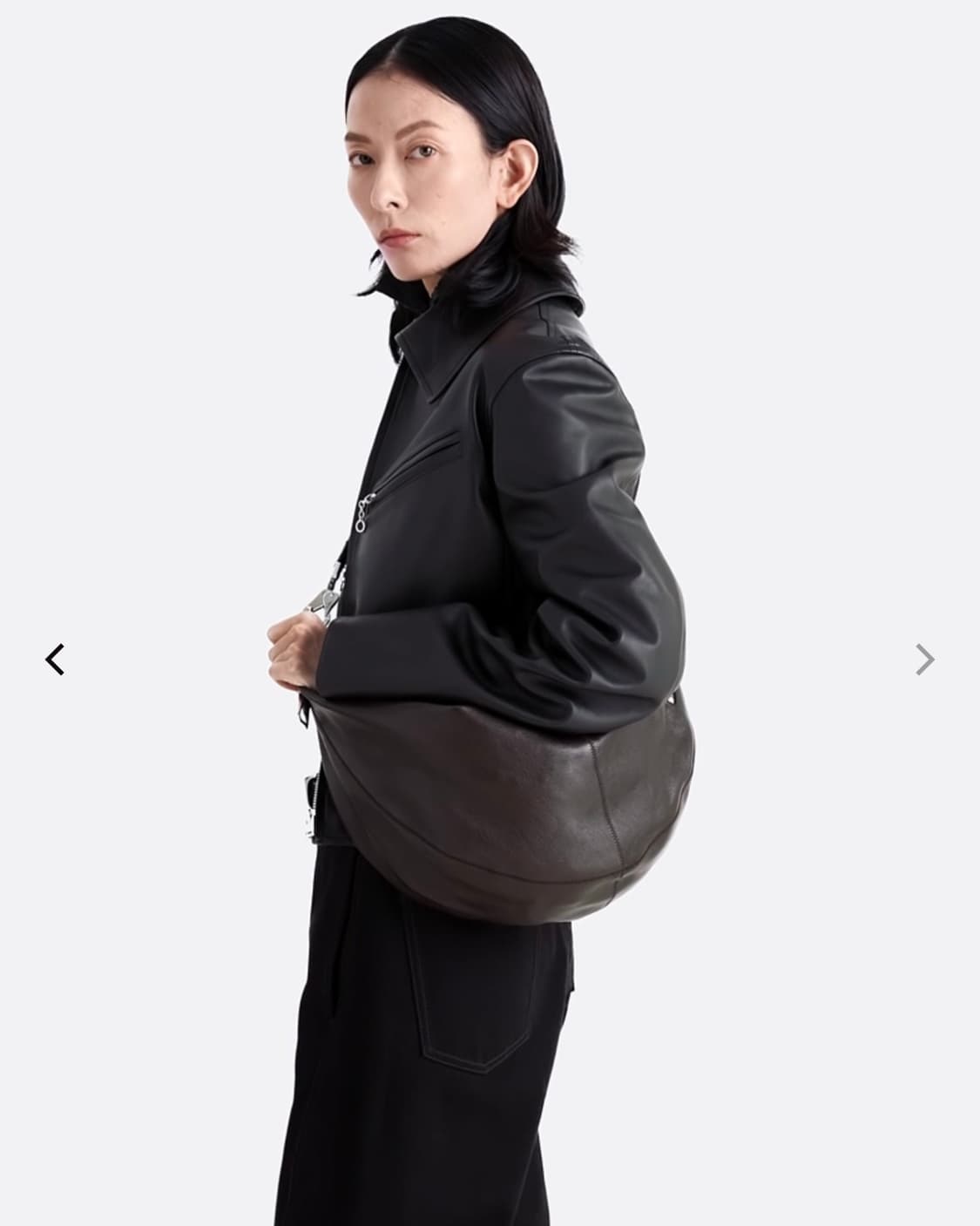 르메르 25fw QUIVER 퀴버 클립 백/다크 초콜렛 상품이미지5