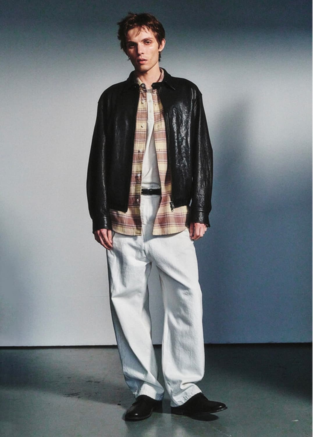 아트이프액츠 레더 스윙 자켓 Leather Swing Jacket 상품이미지1