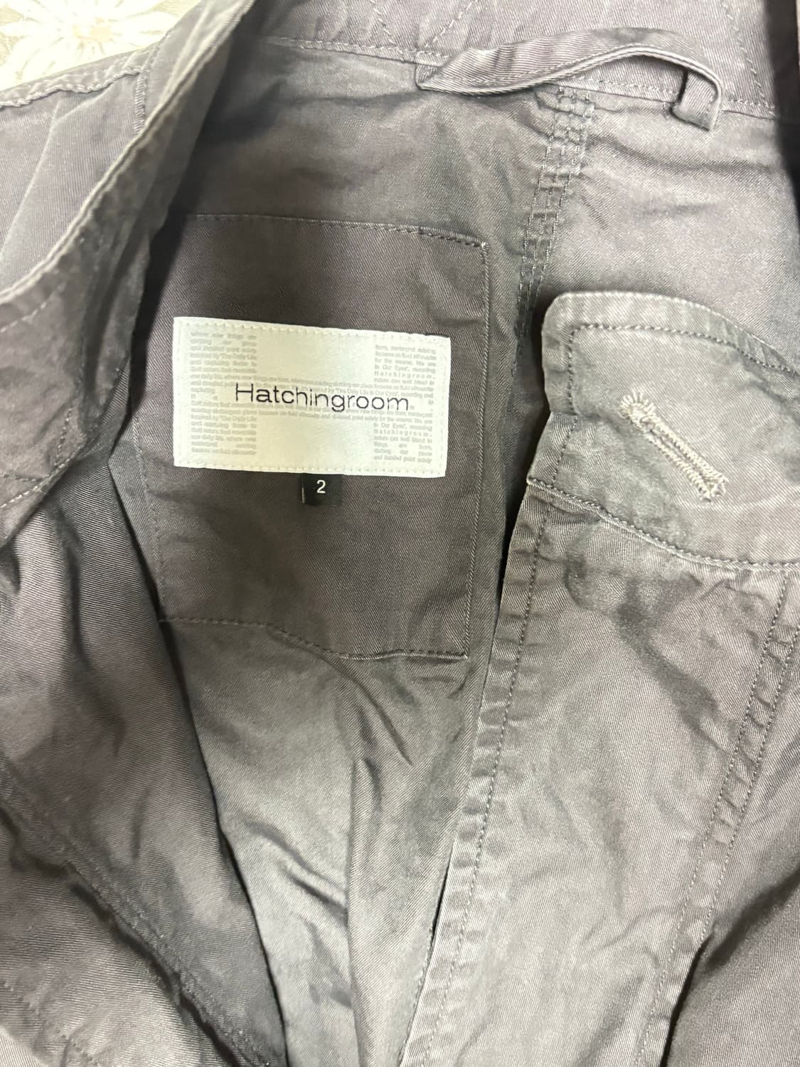 해칭룸 숏모즈파카 퍼플블랙 2 상품이미지4