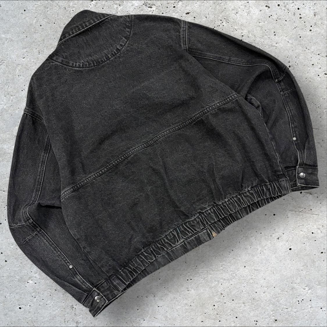 [2] 디미트리블랙 DIMITRI BLACK 데님 블루종 블랙 B452 상품이미지2