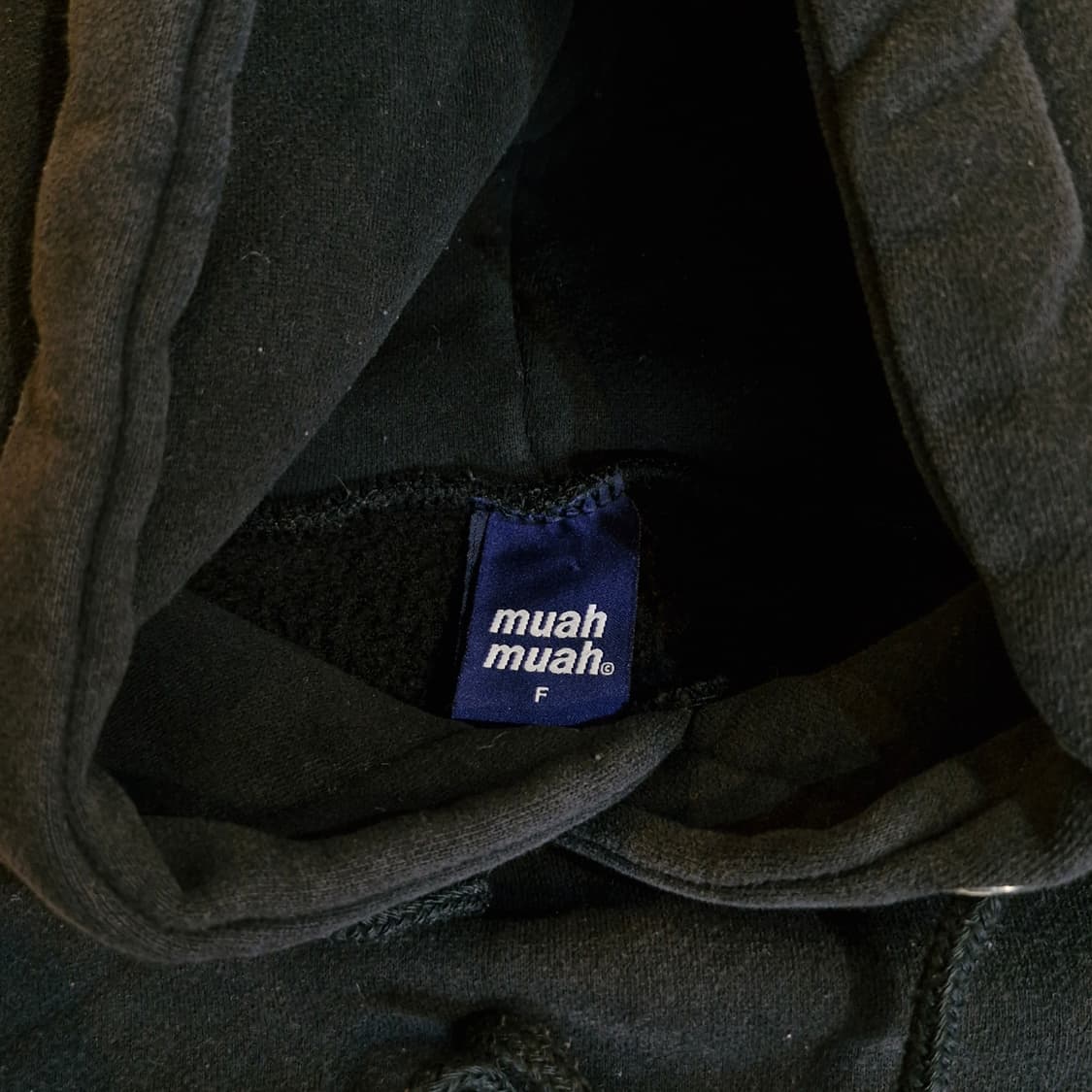 무아무아 오버핏 기모 후드티 F 상품이미지4