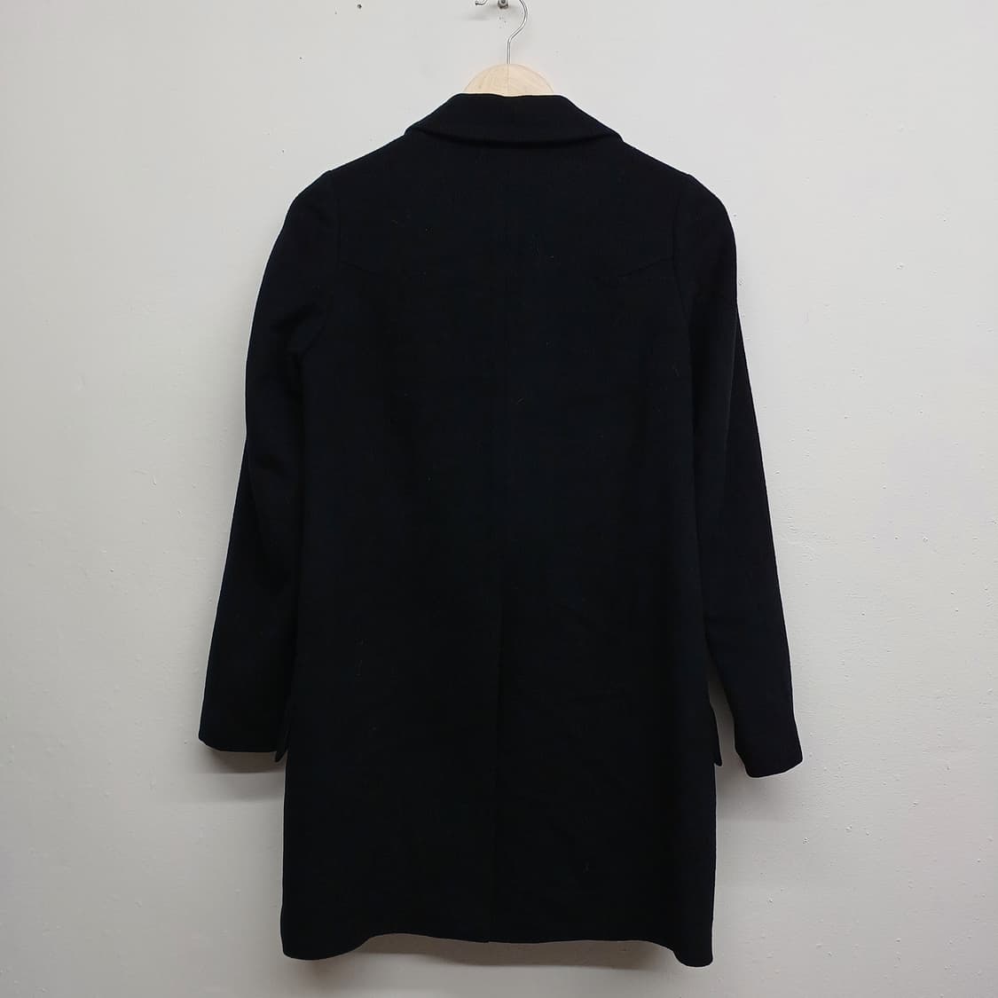 마쥬 블랙 울 캐시미어 싱글 코트 55 상품이미지2