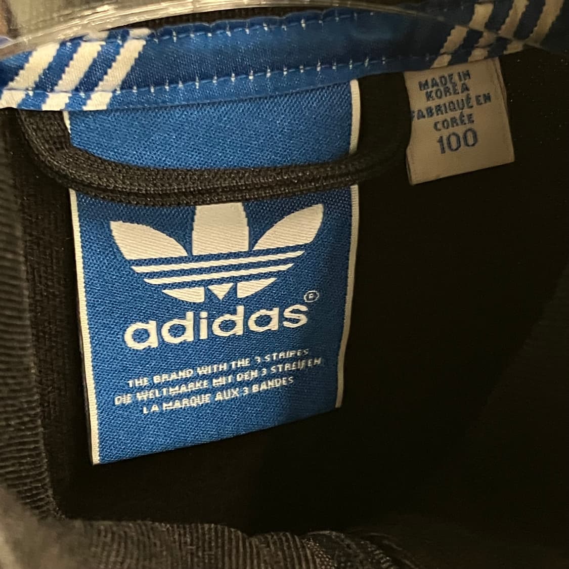 아디다스 블랙 파이어버드 트랙탑 져지 100 상품이미지3