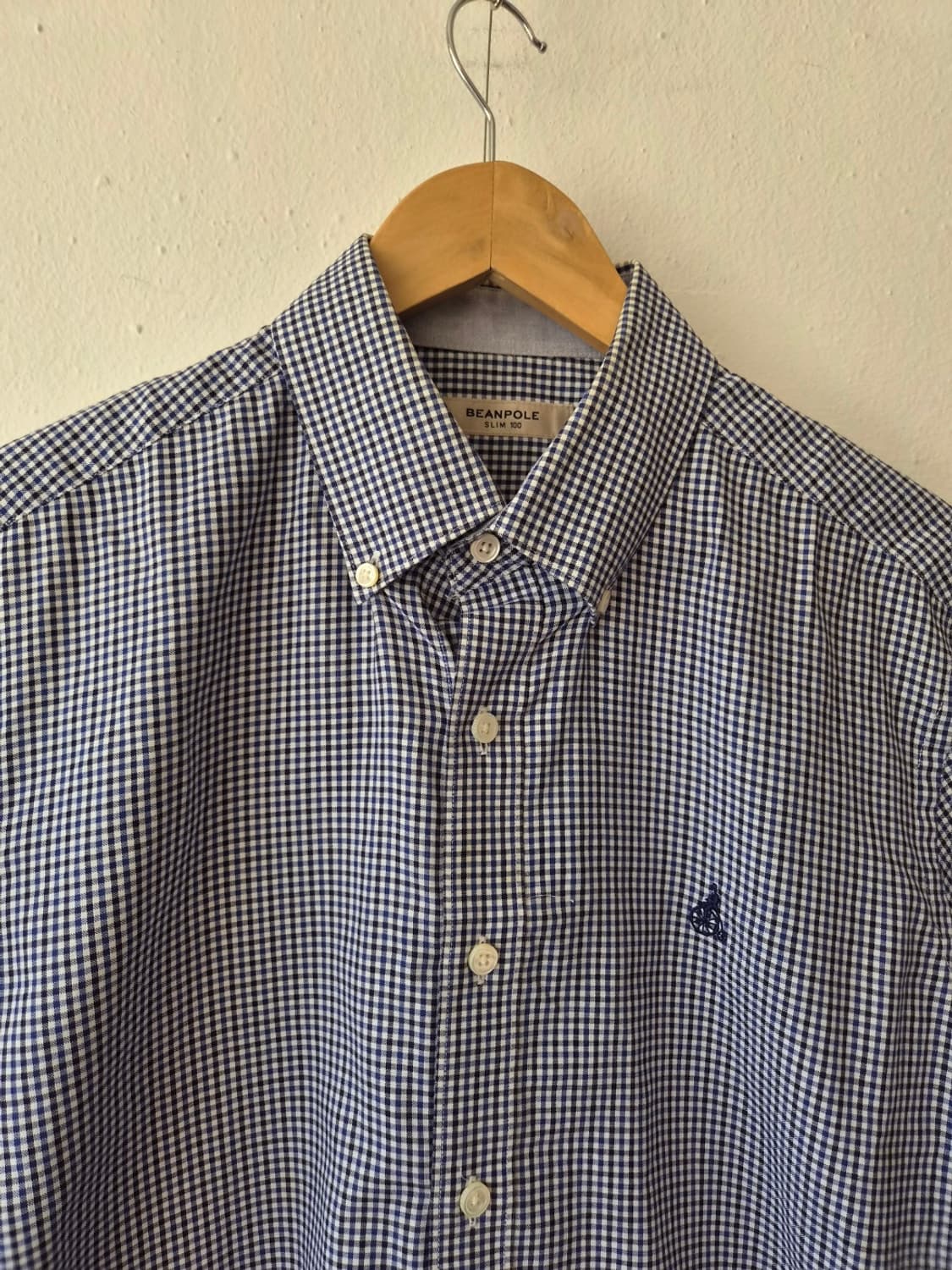 빈폴 남성 반팔체크셔츠 100사이즈 상품이미지1