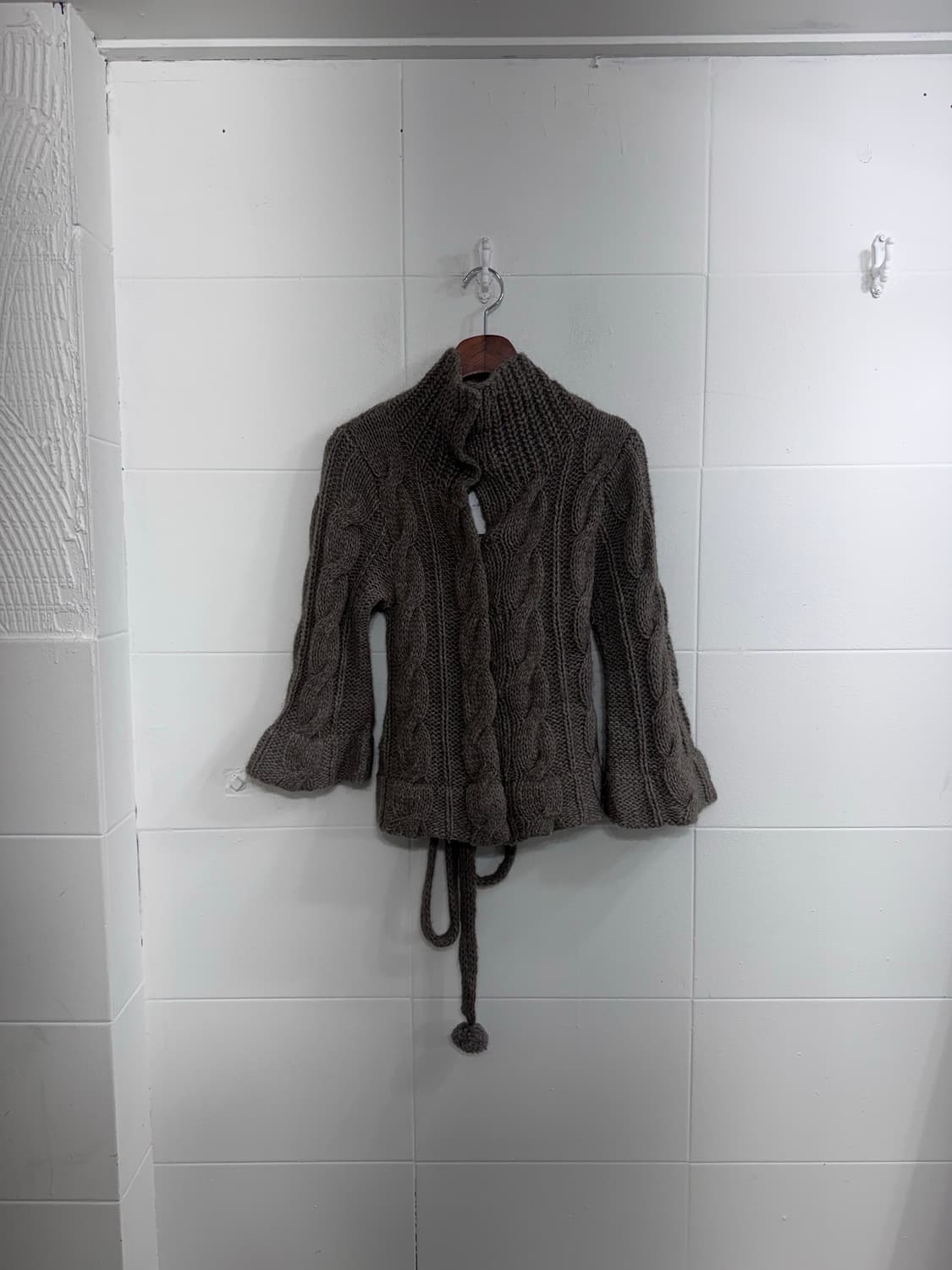 엑시즈팜 코코아 초코브라운 퍼 케이프 니혼진 코디세트  상품이미지4