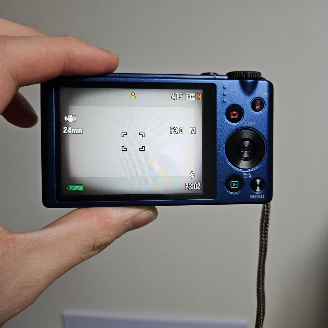 카시오 엑슬림 EX-ZR200 블루 빈티지 디카 디지털카메라 상품이미지3