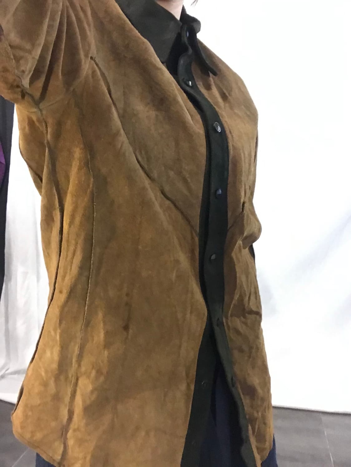 Incarnation calf leather button shirt 상품이미지10