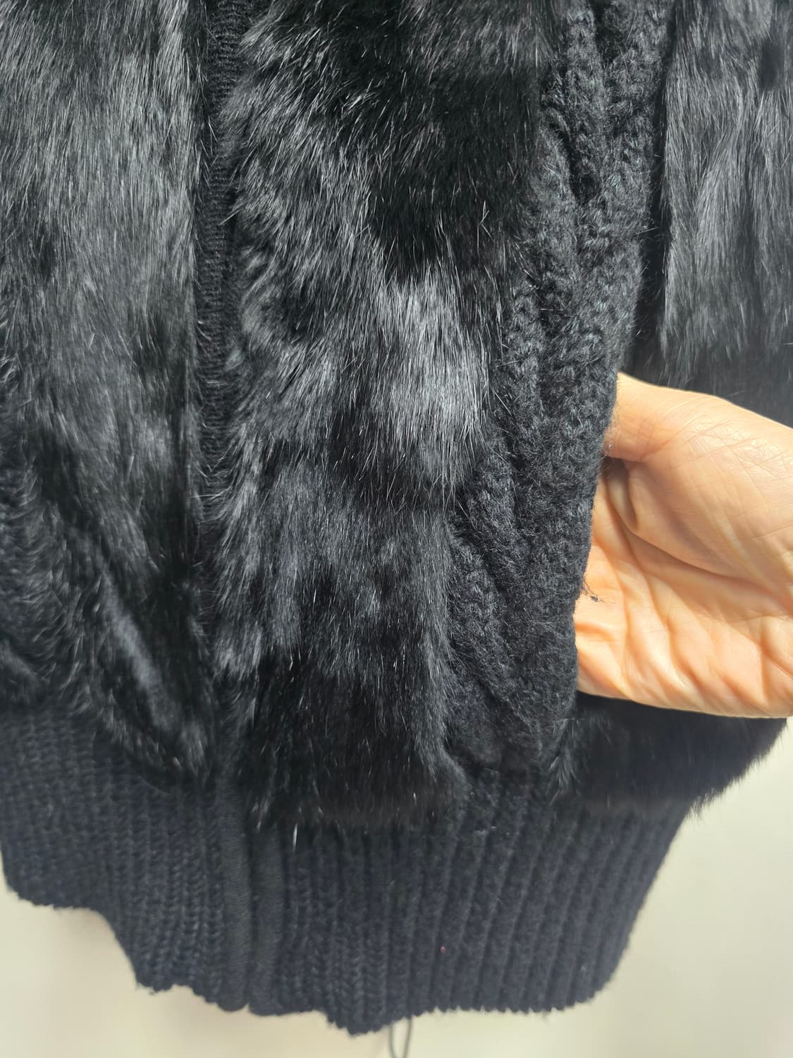 에고이스트 모피 퍼 후드 조끼 66 상품이미지2