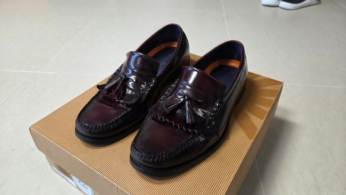 콜한 허드슨 테슬 로퍼 버건디 로퍼 상품이미지3