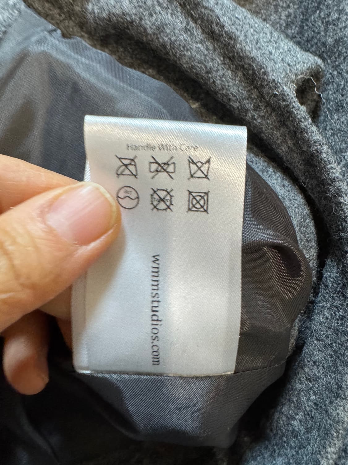 WMM 스튜디오 울 집업 자켓 상품이미지9