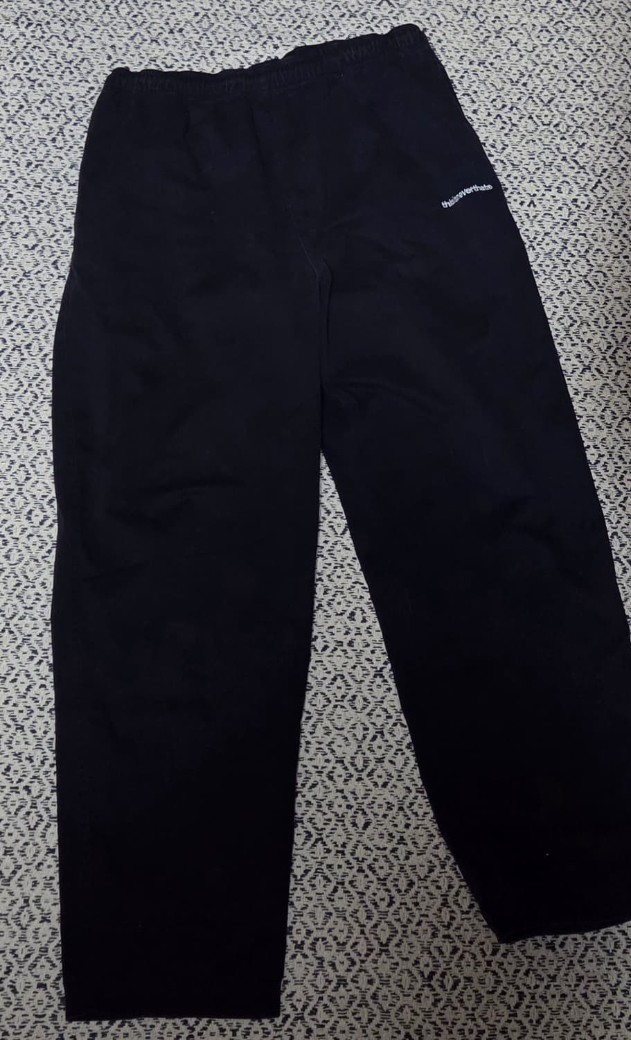 디스이즈네버댓 코튼 이지팬츠 블랙 XL 상품이미지5