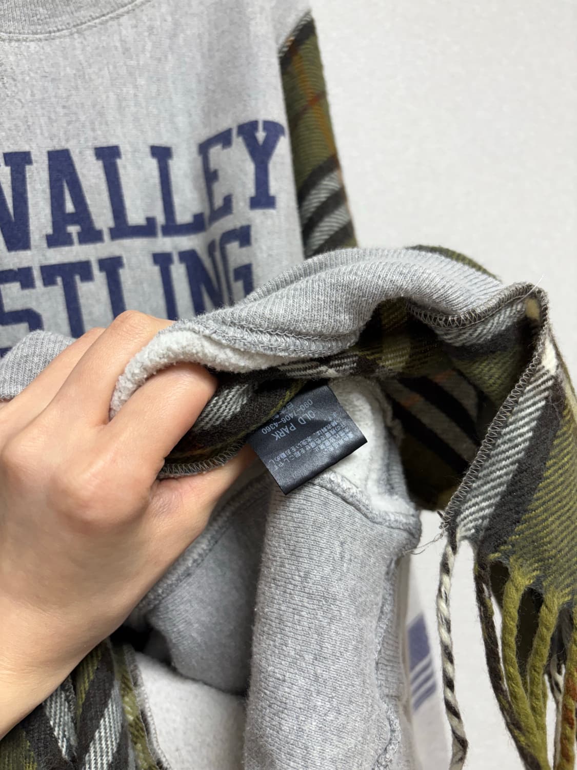 Oldpark 올드파크 버버리 빈티지 스웻셔츠 스탠드얼론 상품이미지4